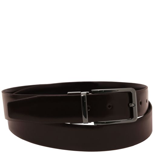 Tuscany Leather Elegant double-sided brushed leather belt 35mm (TL142540)