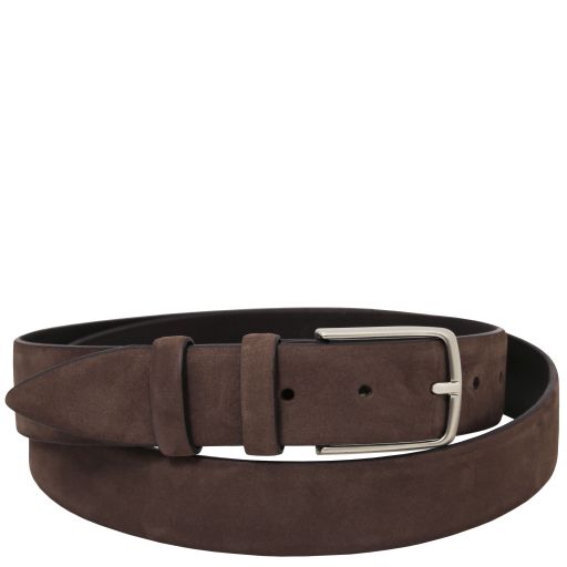 Tuscany Leather Elegant nubuck leather belt 35mm (TL142534)