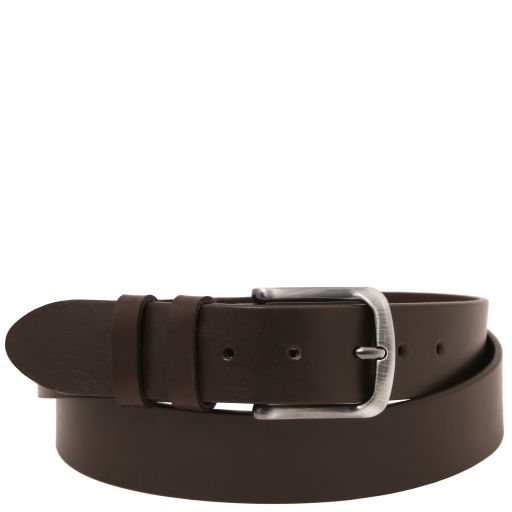 Tuscany Leather Handcrafted leather belt 40mm for jeans (TL142527)