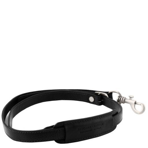 Adjustable briefcases leather shoulder strap - Black
