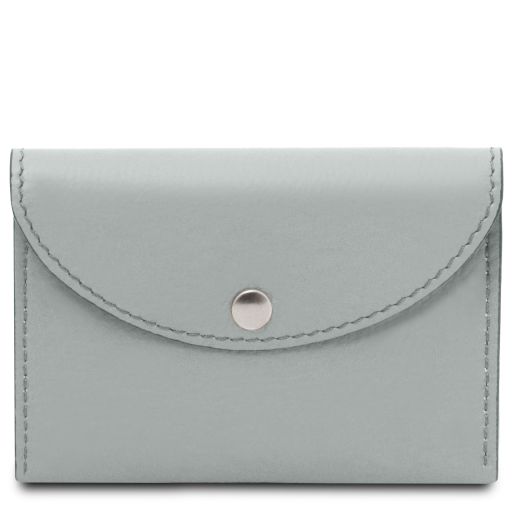 Leather business card /  credit card holder - Grey