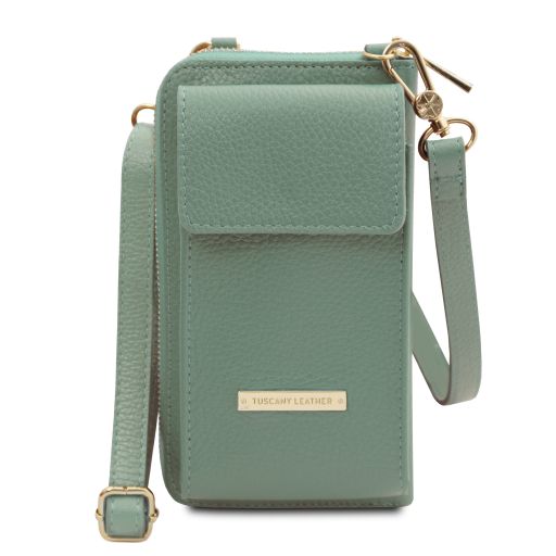 Tuscany Leather TL Bag - Leather wallet/phone holder with strap (TL142323)