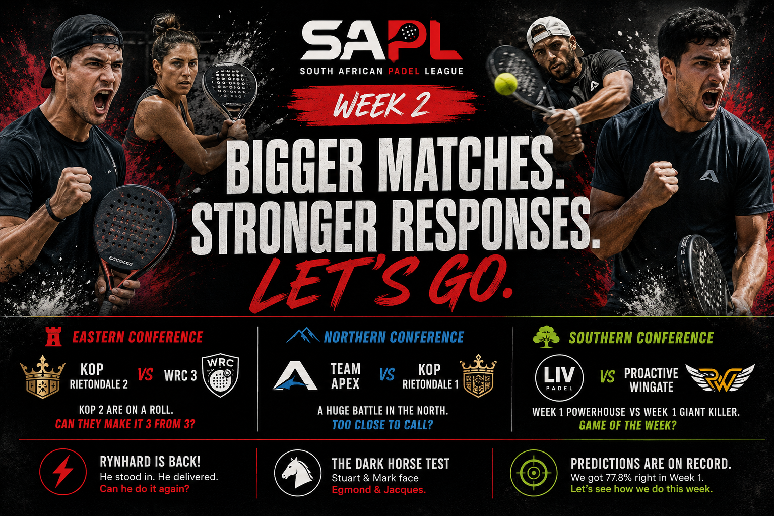 🔥 SAPL WEEK 2: NOW WE KNOW A LITTLE MORE...