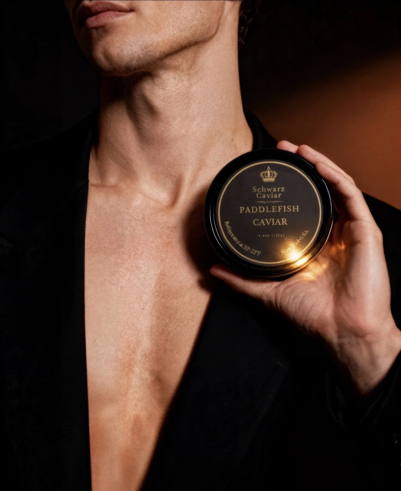 Italian Fusion: Black Caviar Creamy Tagliolini