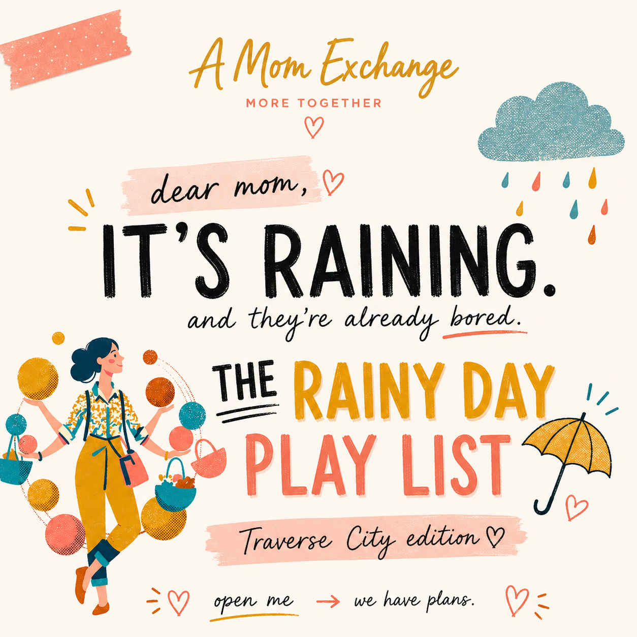 Rainy Day Activities With Kids in Traverse City 🌧️