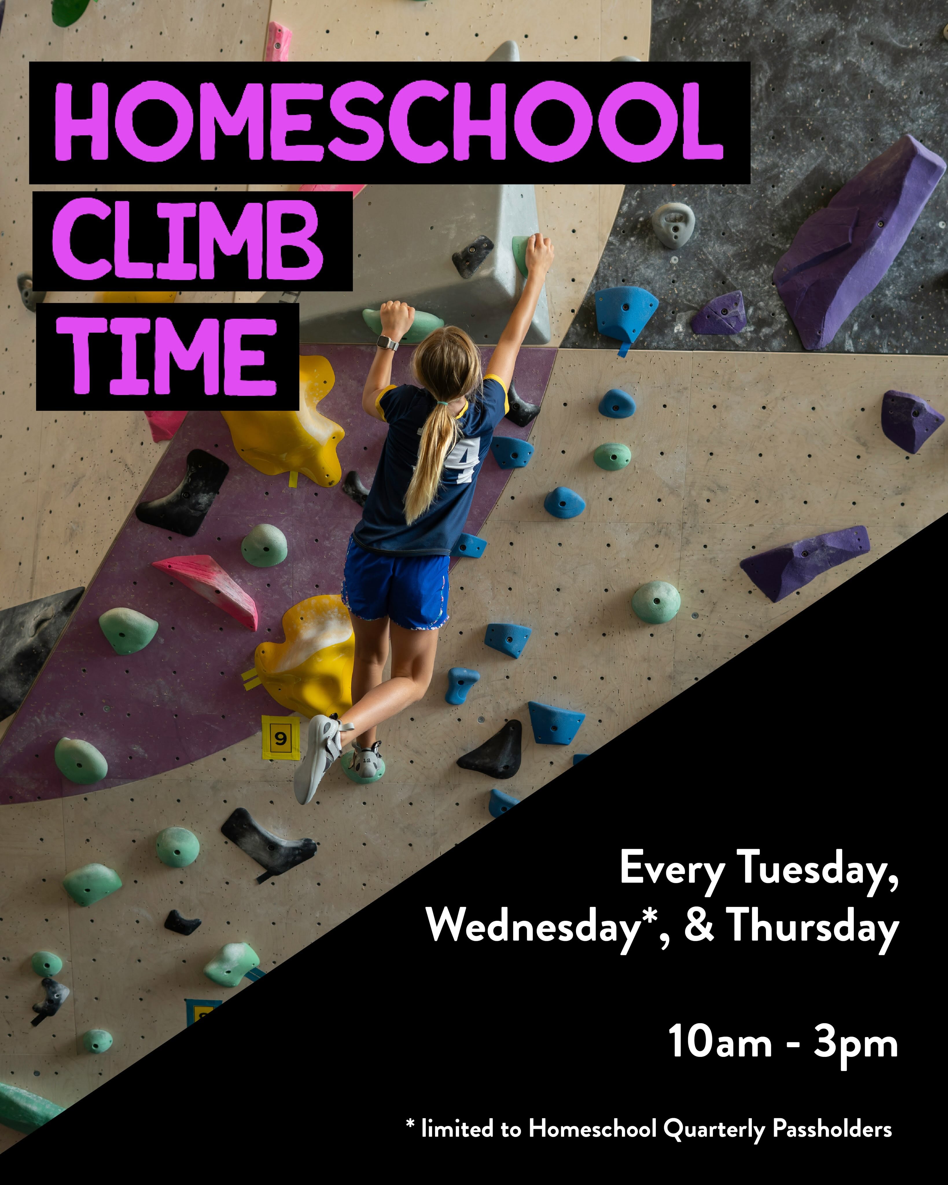 Homeschool Climb Time @ Elev8