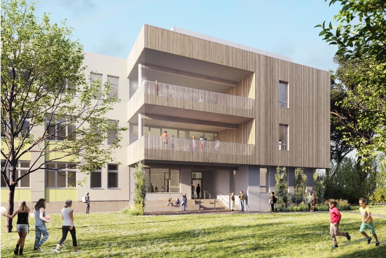 Schulerweiterung OMS Josef-Enslein-Platz