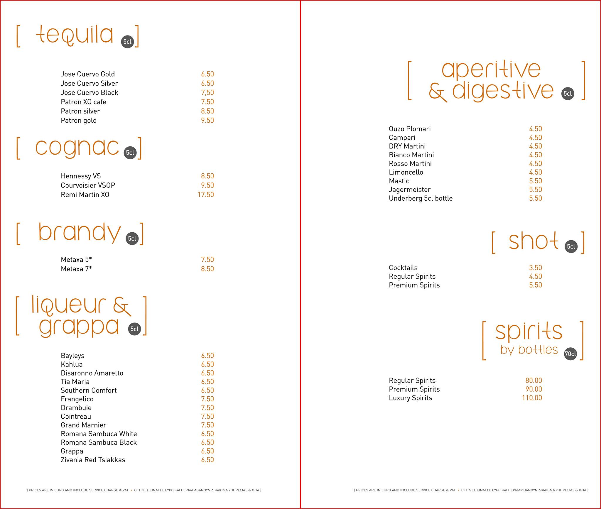 Lab restaurant + bar, Lemesos, Limassol, Cyprus Menu Wolf