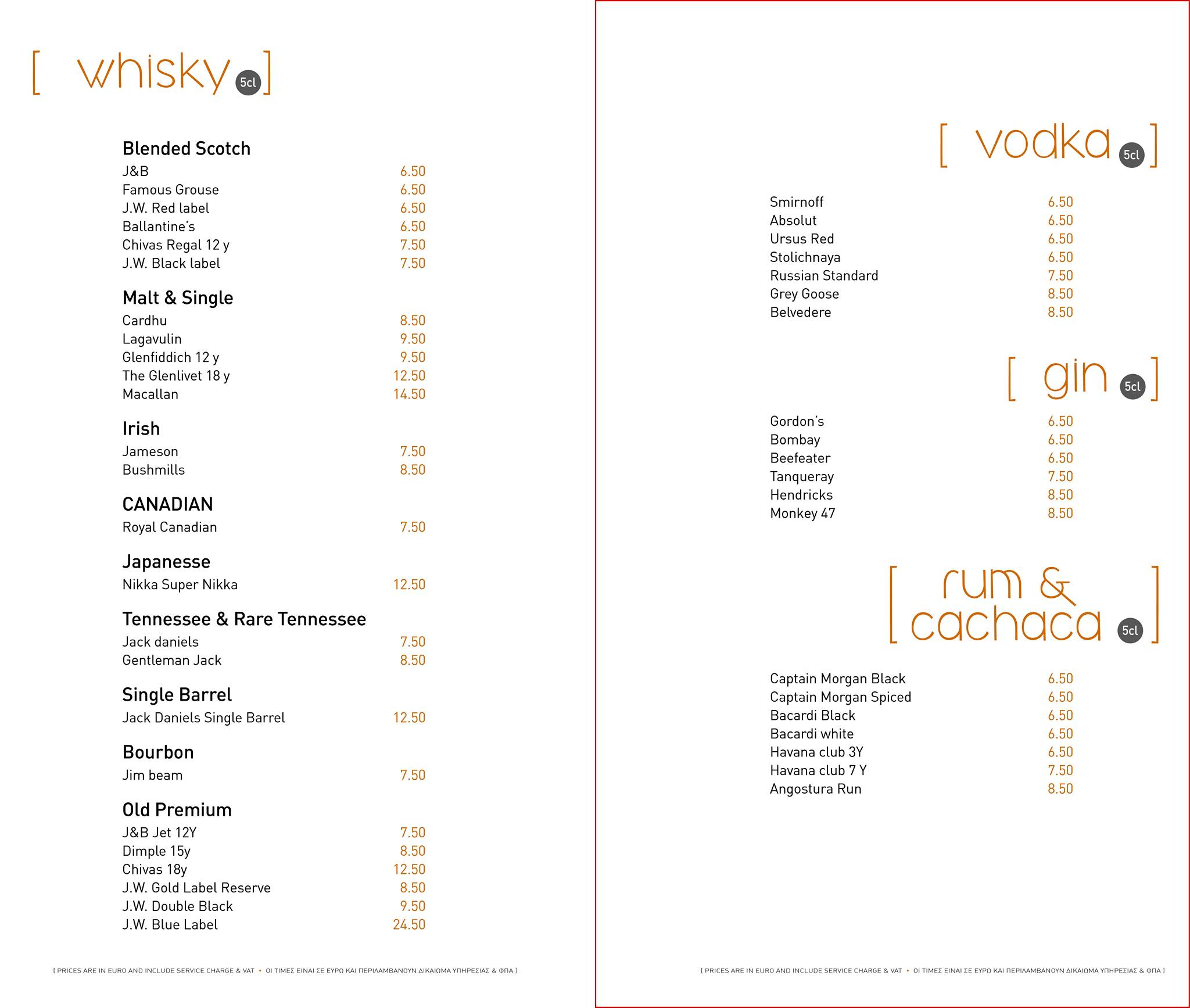 Lab restaurant + bar, Lemesos, Limassol, Cyprus Menu Wolf