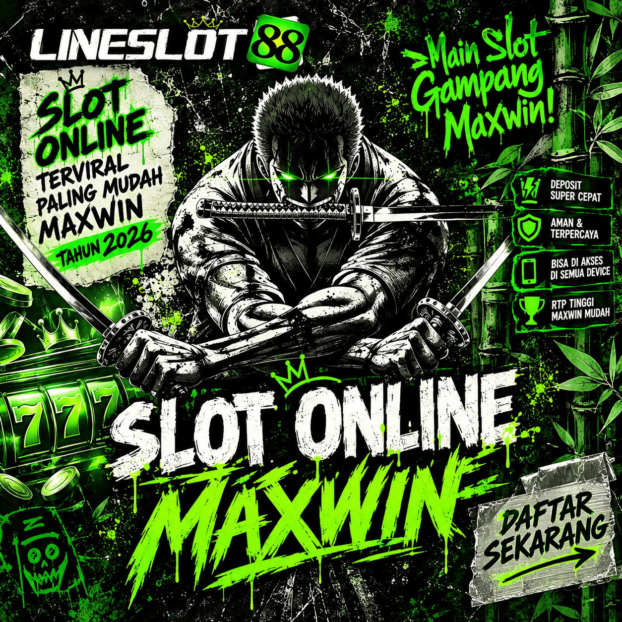 LINESLOT88 : Agen Permainan Slot Online Resmi Gampang Raih Maxwin Hari Ini