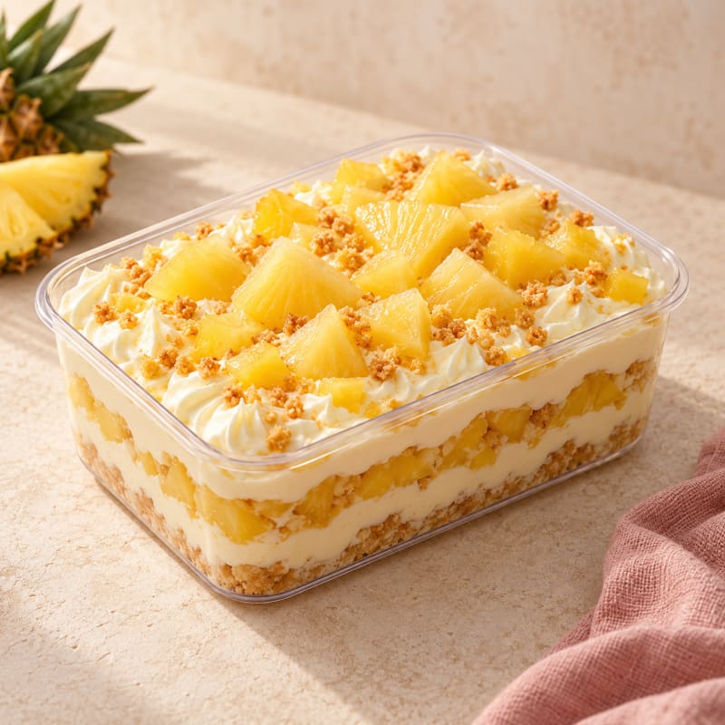 Illustrative image: Pineapple Delight. Temporary generated artwork; actual presentation may vary.