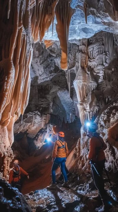 Cave Exploring at Cueva de la Fábrica