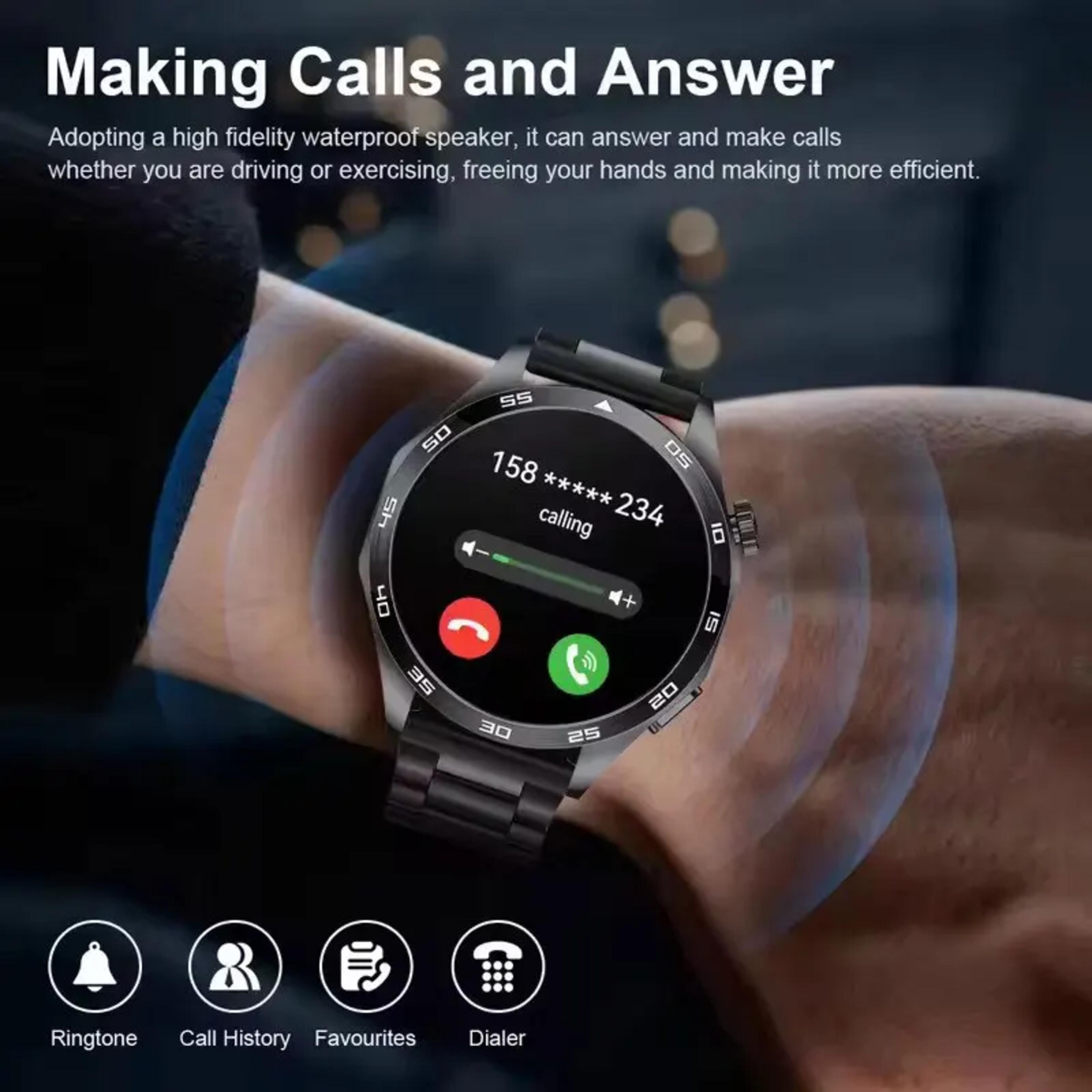2025 New Men GPS Smart Watch 360 * 360 AMOLED Screen Bluetooth Call NFC Heart Rate Monitoring IP68 Waterproof SmartWatch for Men view 3