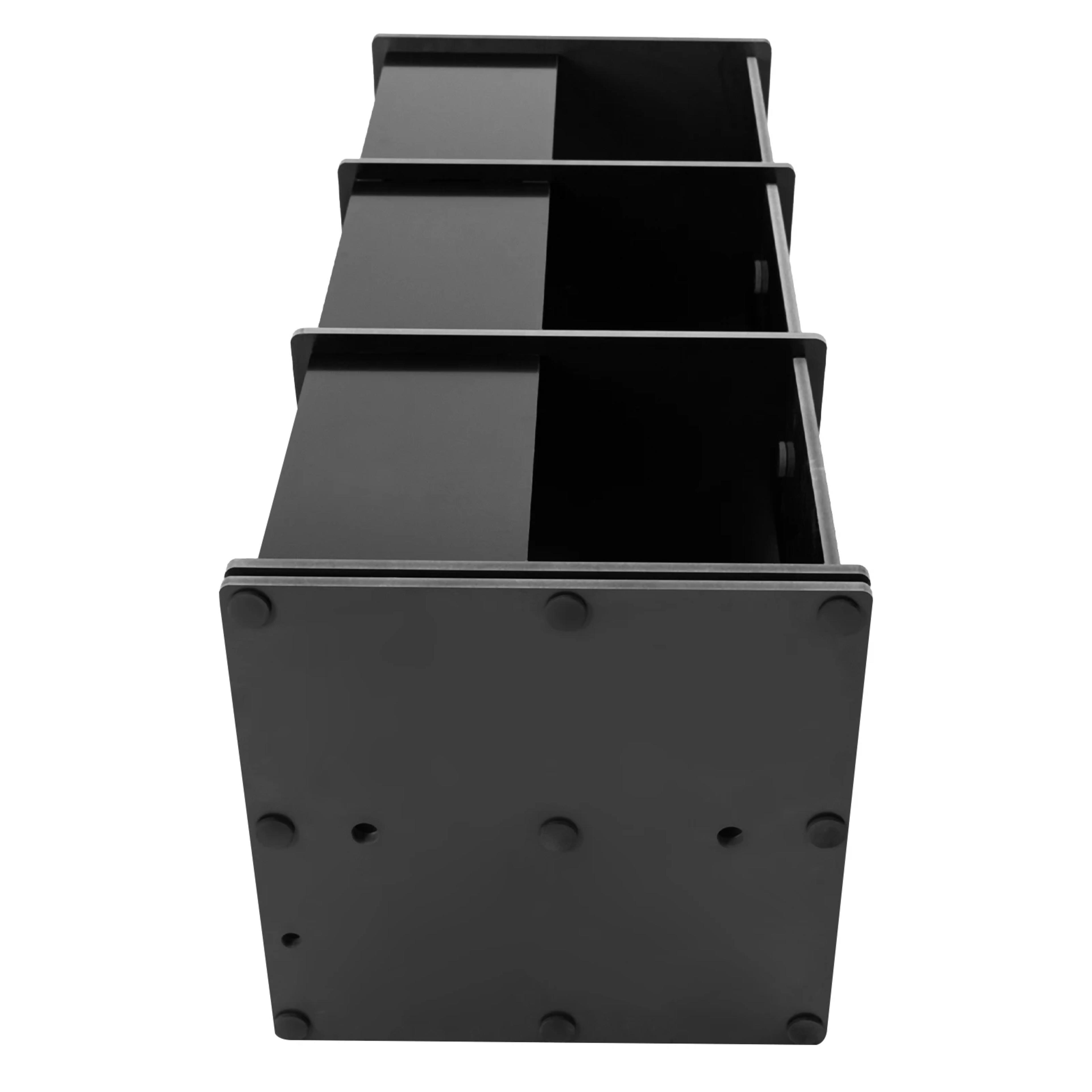 3 Tier Rotating Bookshelf 360° Revolving Bookcase Floor Standing Bookcase Spinning Bookshelf Double Support Base with Bookends view 3
