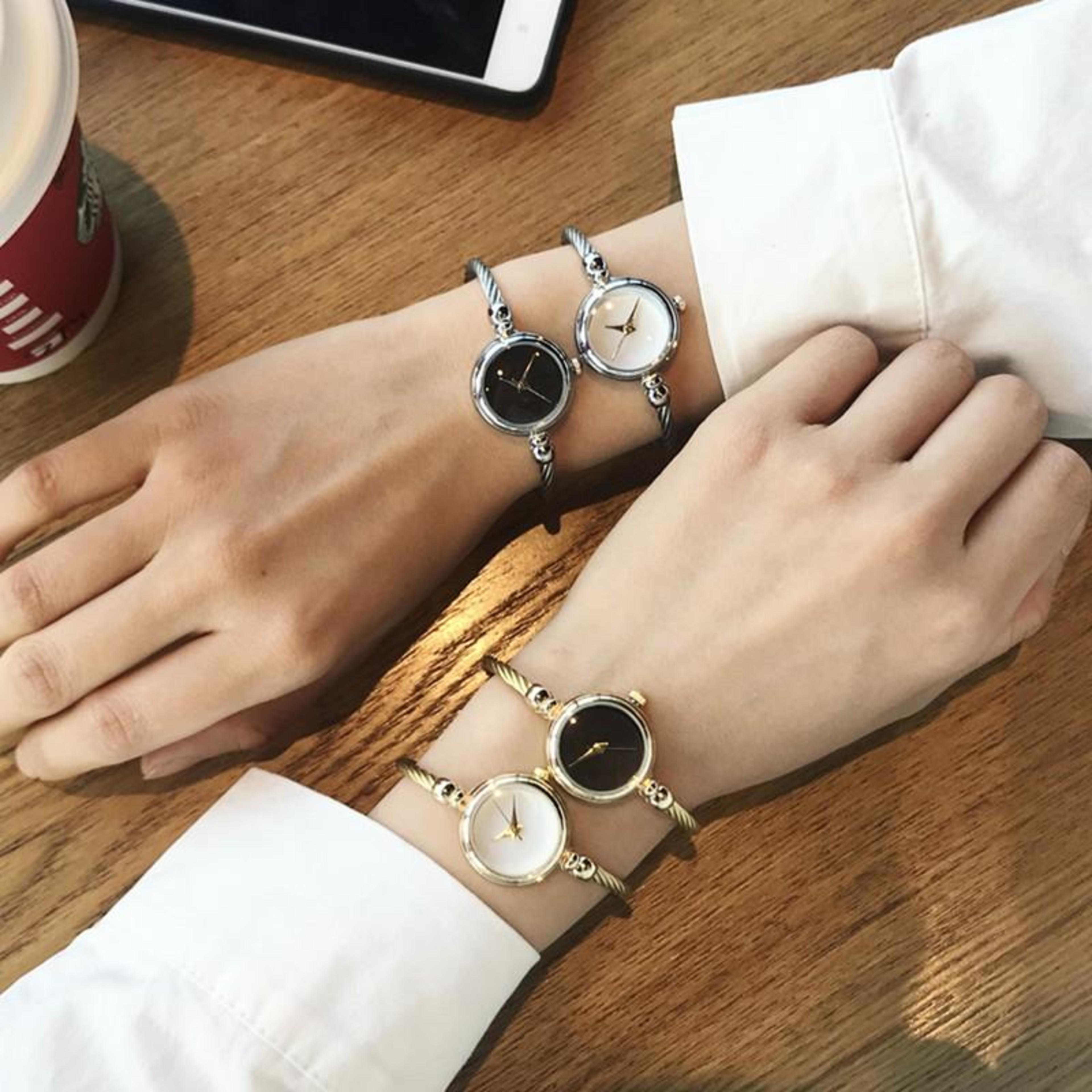 Automatic Watch Women Small Gold Bangle Bracelet Watches Stainless Steel Ladies Quartz Wrist Watch alternate