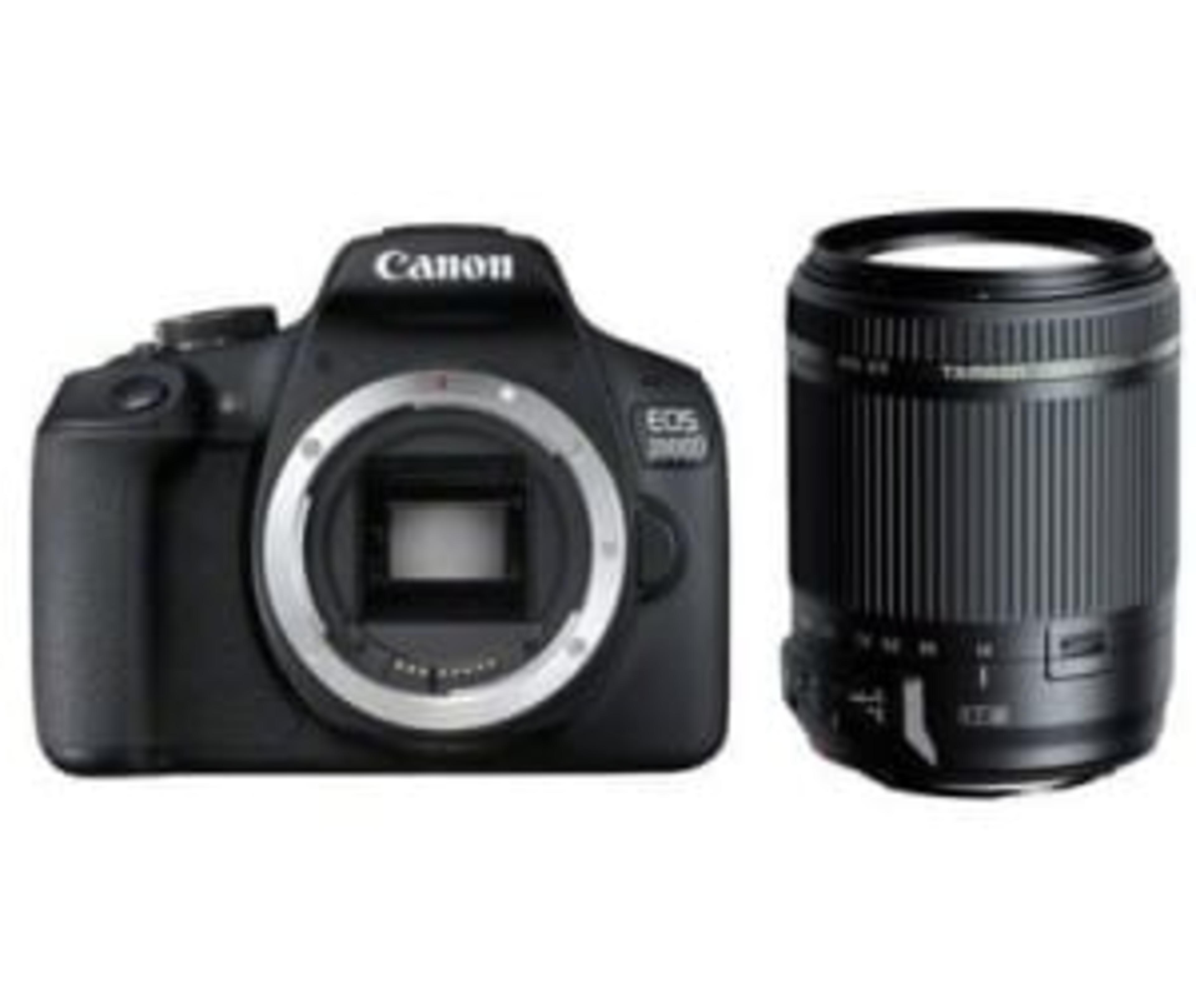 Canon EOS 2000D Digital SLR Camera with EF-S 18-55mm f/3.5-5.6 III Lens