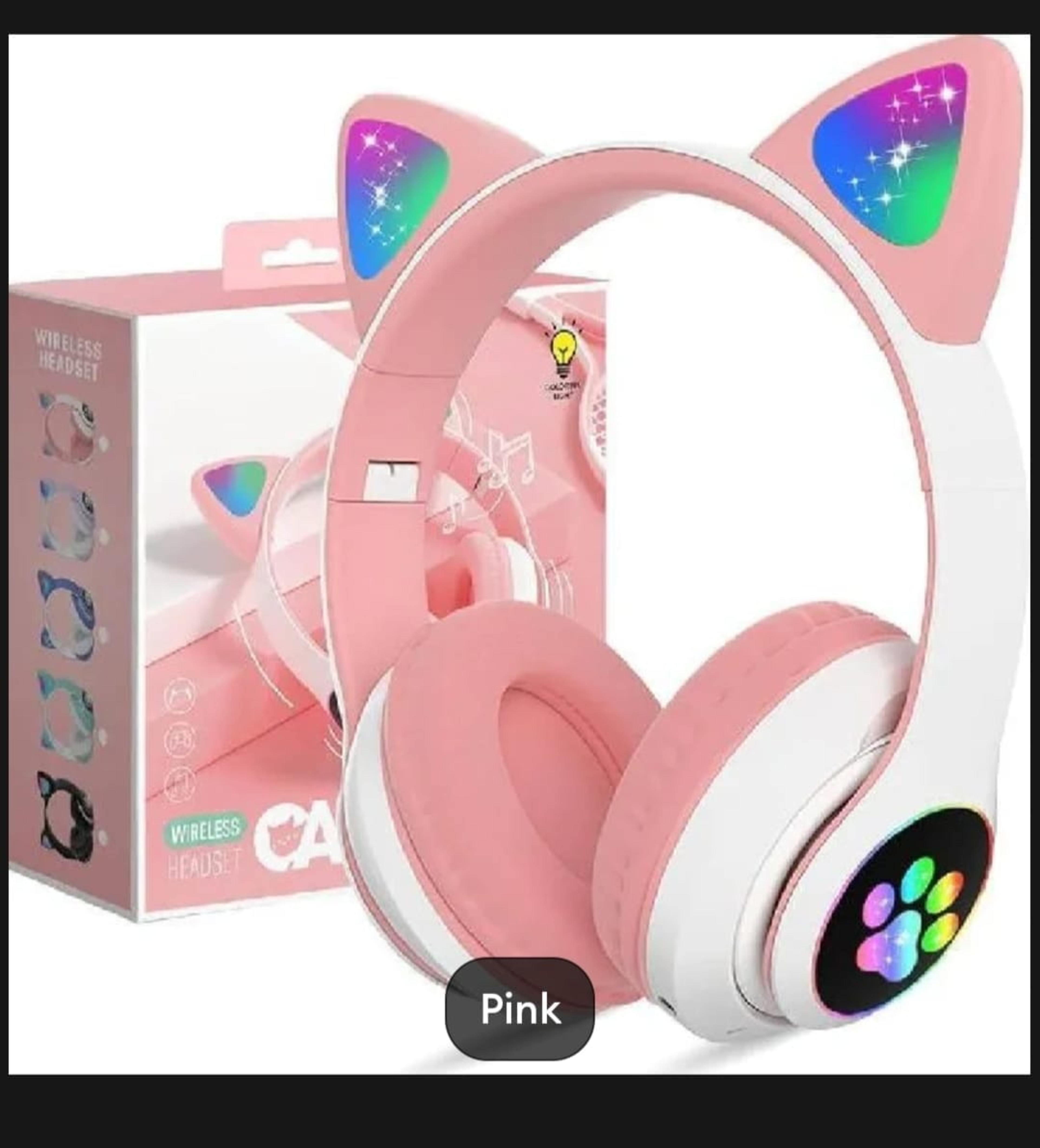 CAT EARS Wireless Headset P47M Wireless Bluetooth Headphones Premium Quality view 3