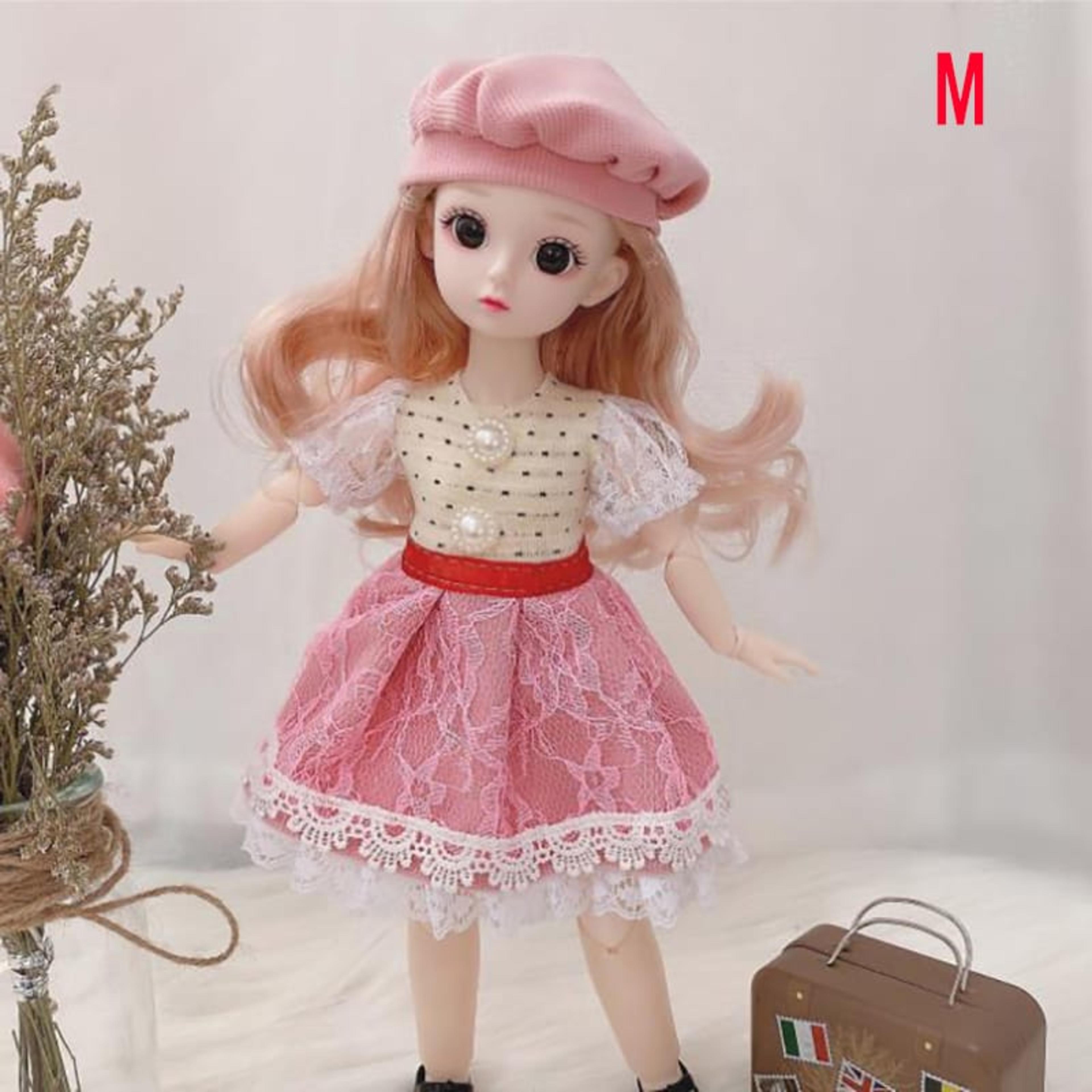 【Clearance】 30cm BJD Doll 1/6 Princess Doll Dress DIY Clothes Girls Gift alternate