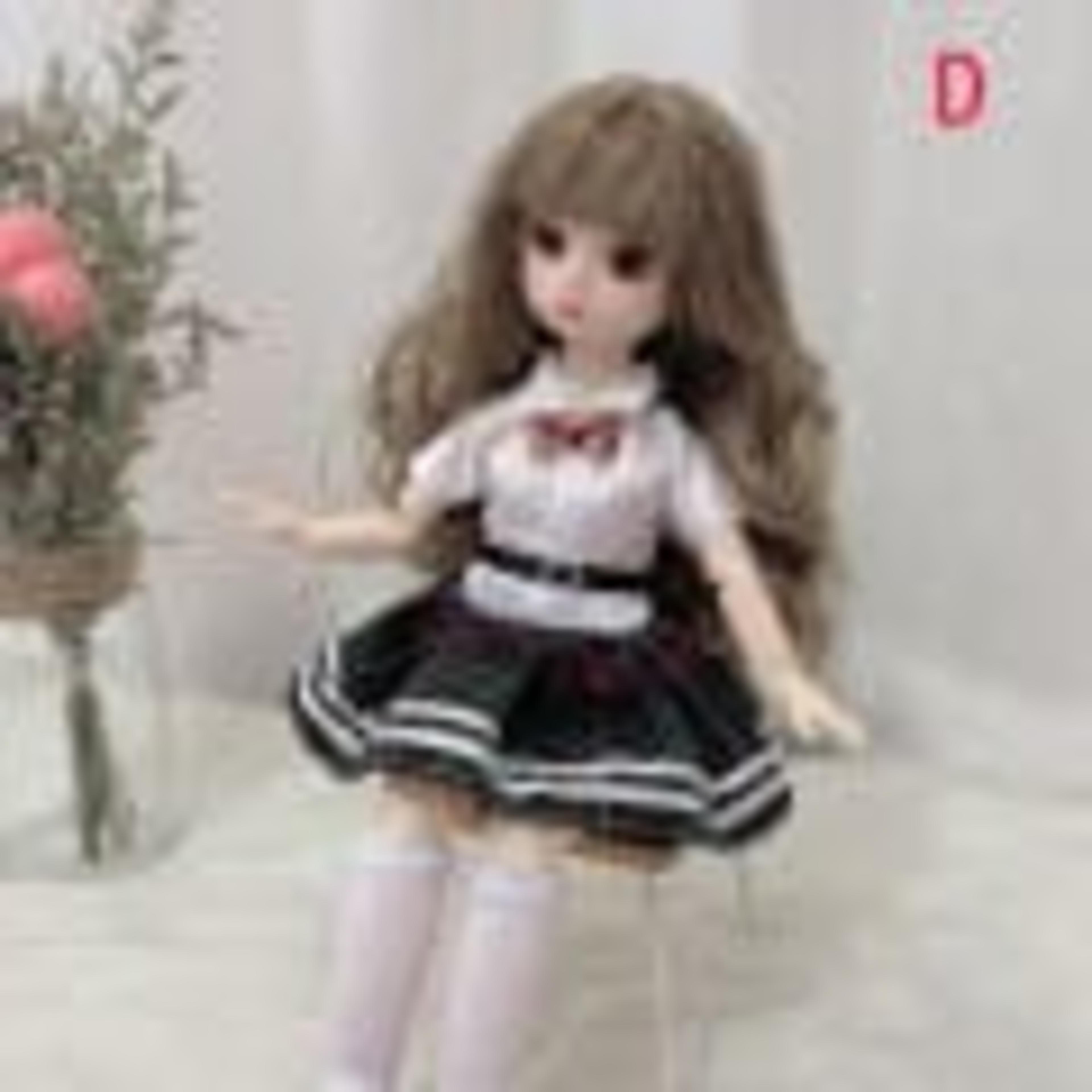 【Clearance】 30cm BJD Doll 1/6 Princess Doll Dress DIY Clothes Girls Gift view 3