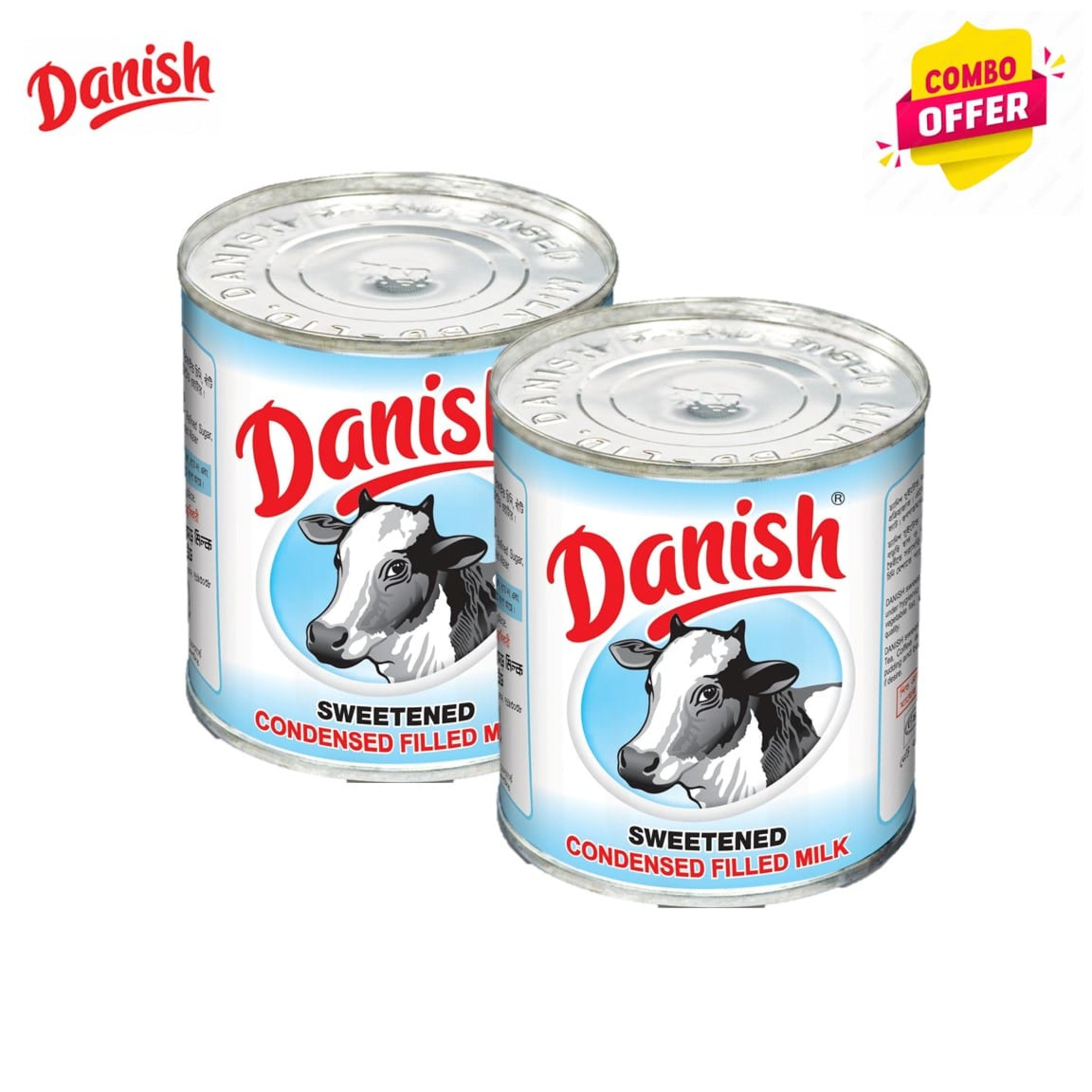 Danish Condensed Filled Milk 397g (2 pcs Combo Pack) &ndash; Ideal for Tea & Desserts