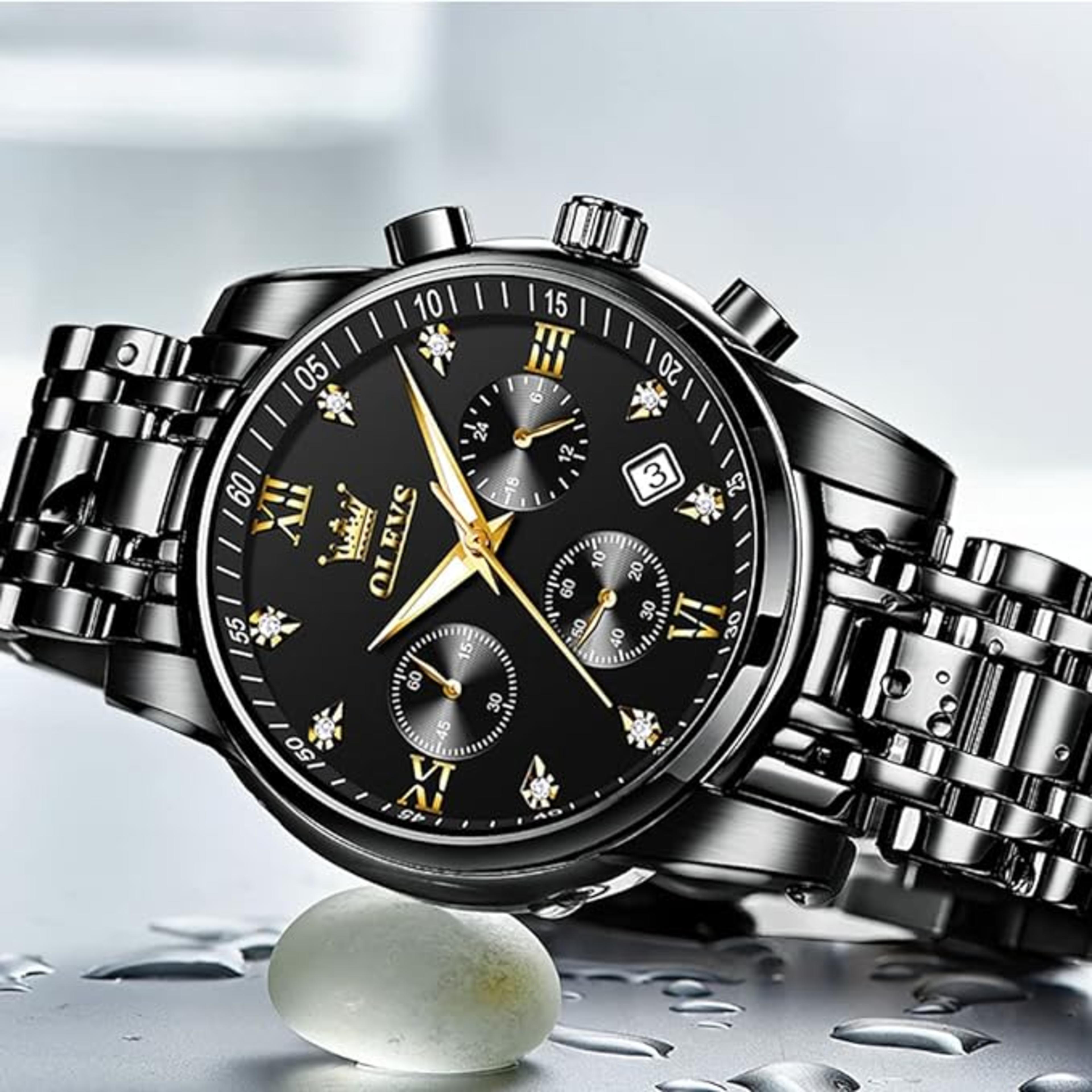 European and American Fashion Waterproof Men's Quartz Watch for men view 3