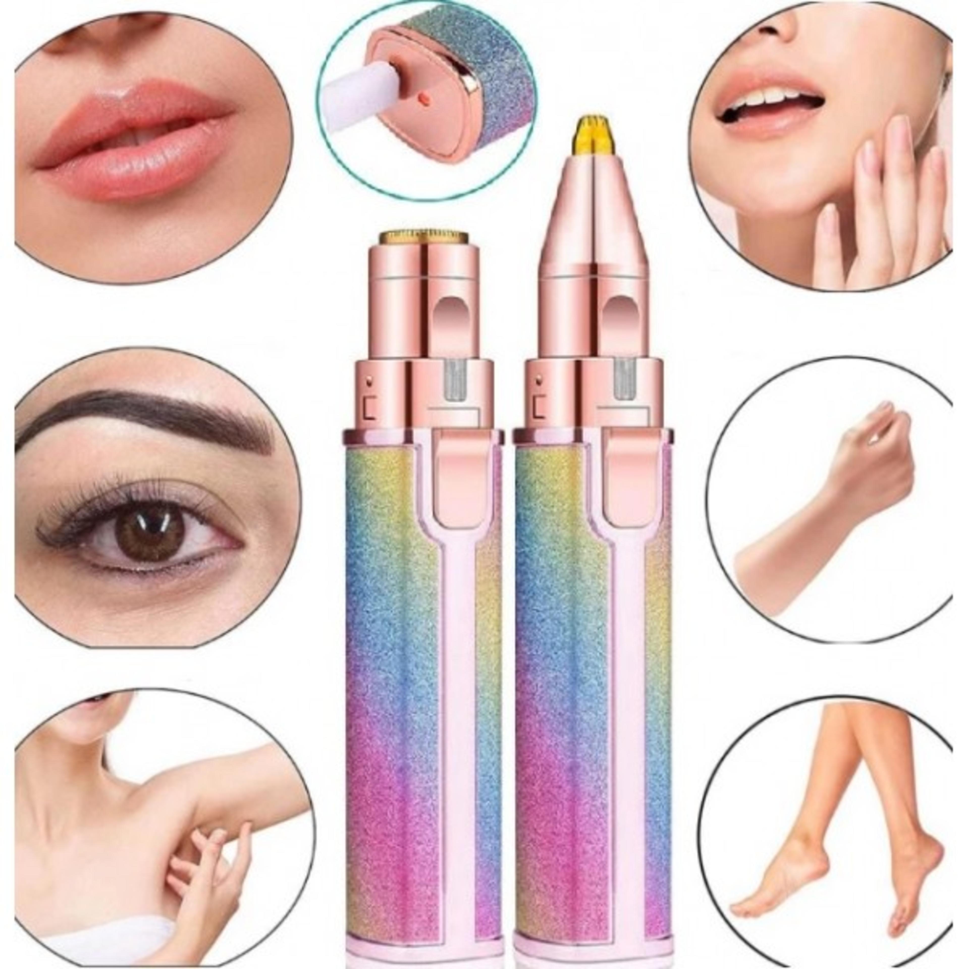 Eyebrow Trimmer For Women, 2 In 1 Rechargeable Facial Hair Remover alternate