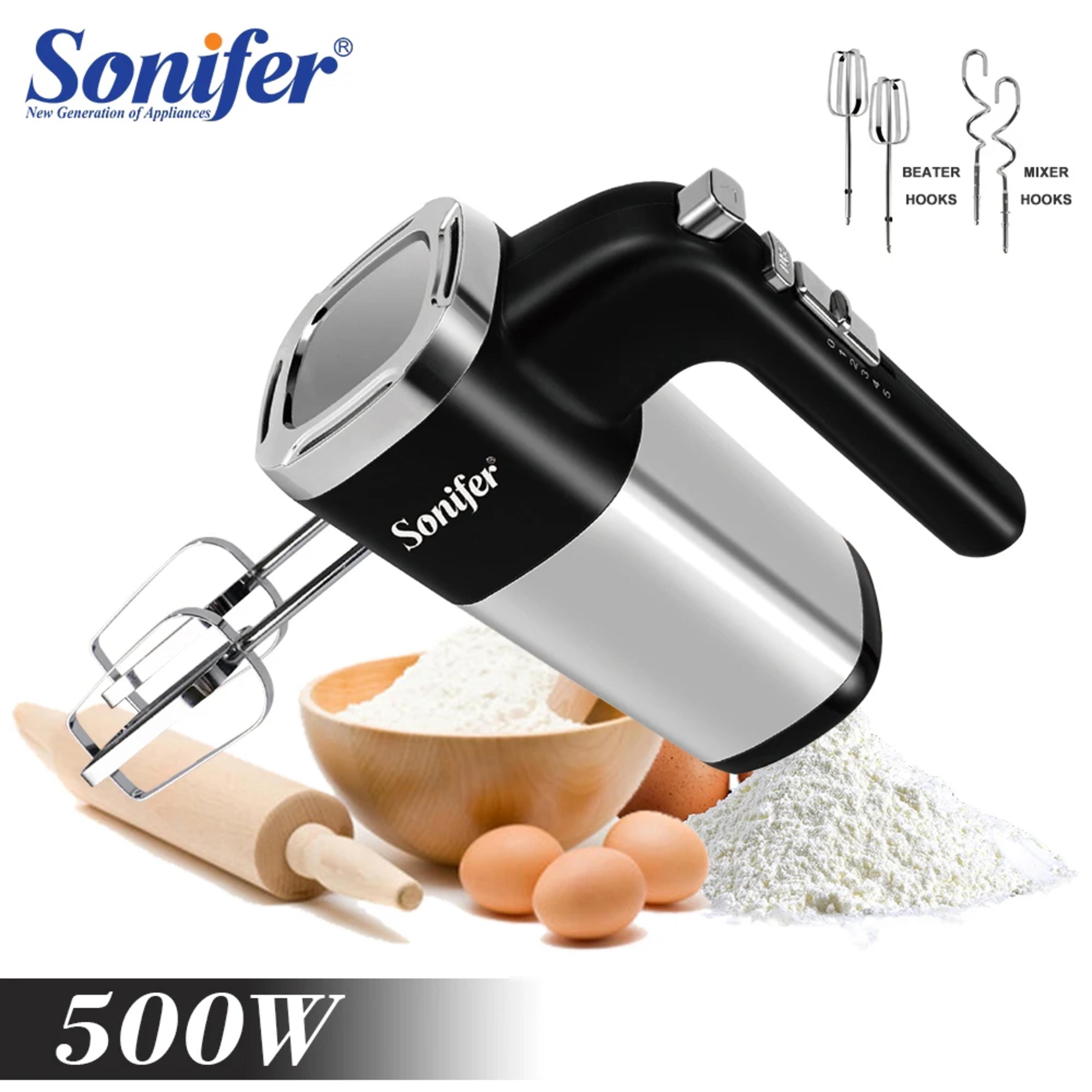Food Mixer 500W Electric Whisk Kitchen Hand Blender Cuisine Appliances For Cream Sweets Bakery Cake Egg Beater Mixer Sonifer alternate