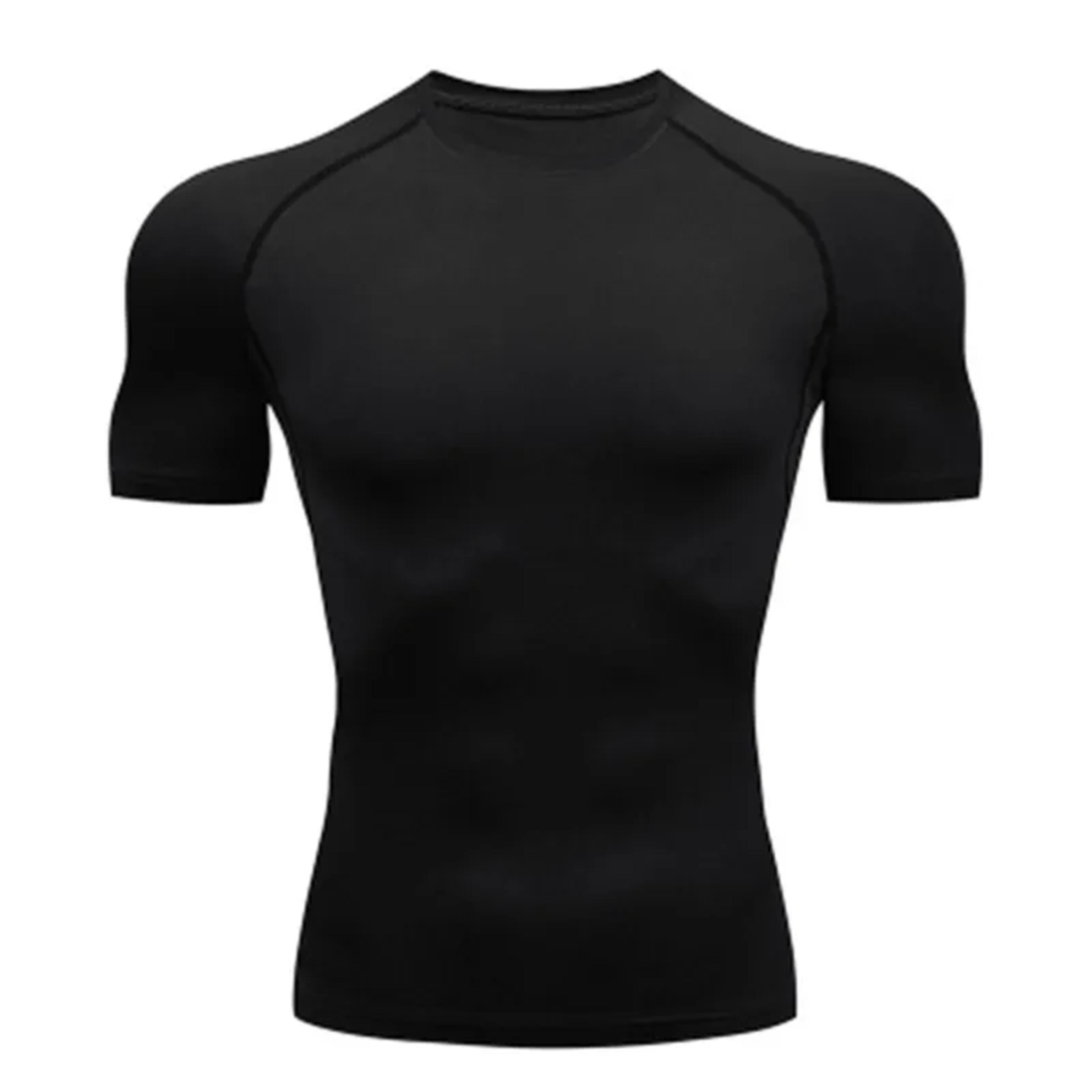 Men's T Shirt Outdoor Training Fitness Gym Jogging Running Sweatshirt Bat/-Man Compression Shirts Tight Elastic Breathable alternate
