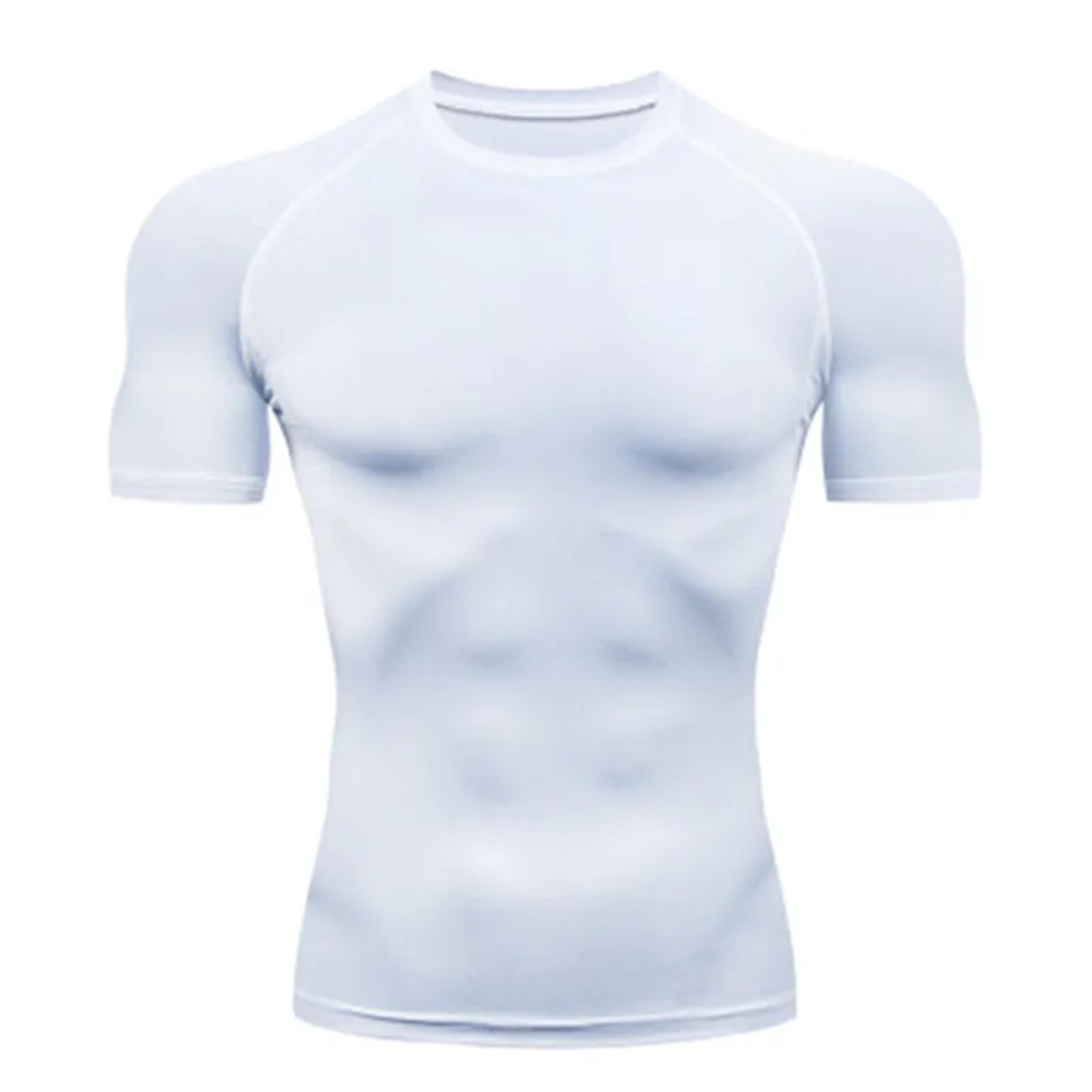 Men's T Shirt Outdoor Training Fitness Gym Jogging Running Sweatshirt Bat/-Man Compression Shirts Tight Elastic Breathable view 3