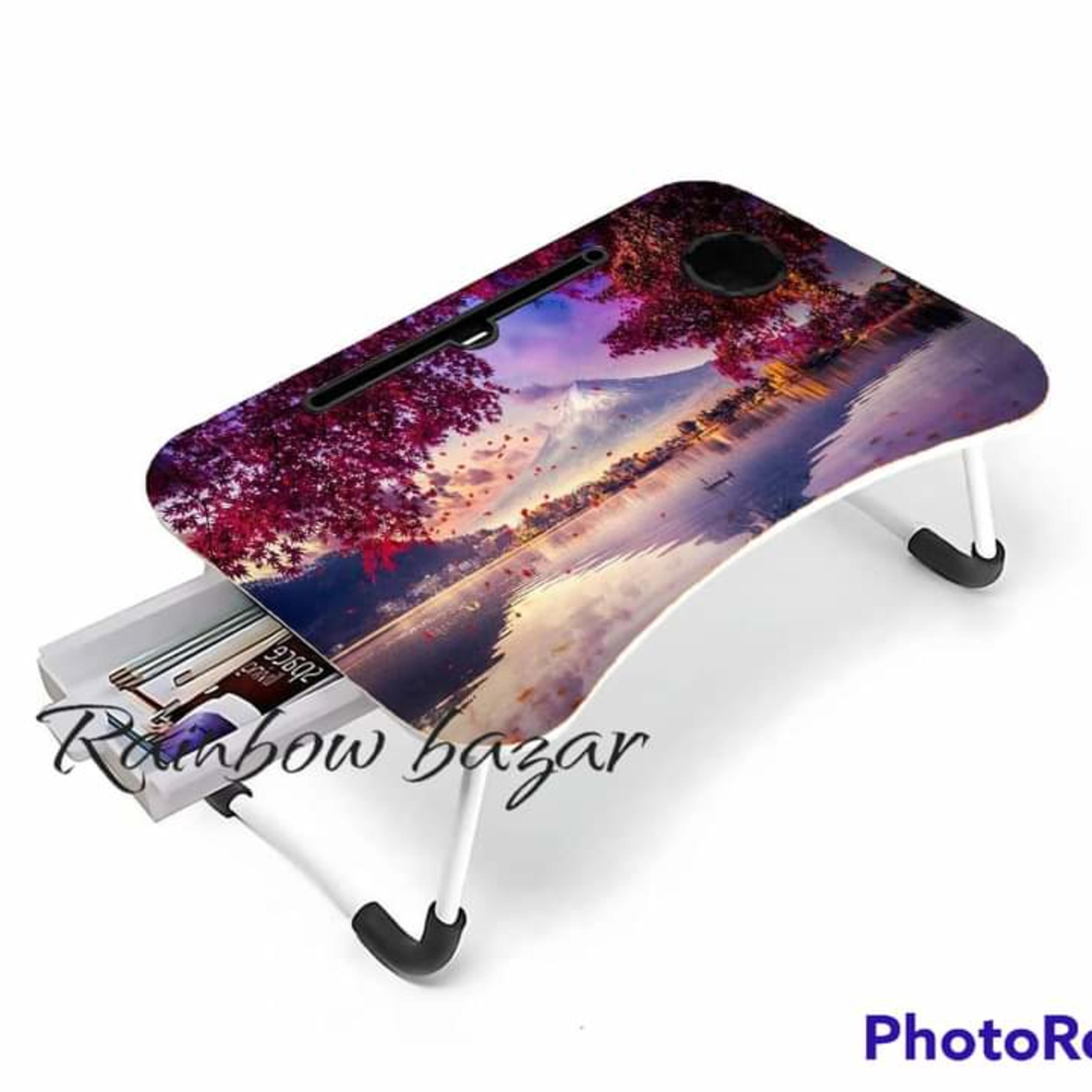 Unique Folding Laptop Desk &ndash; Lightweight Bed & Dormitory Study Table view 3