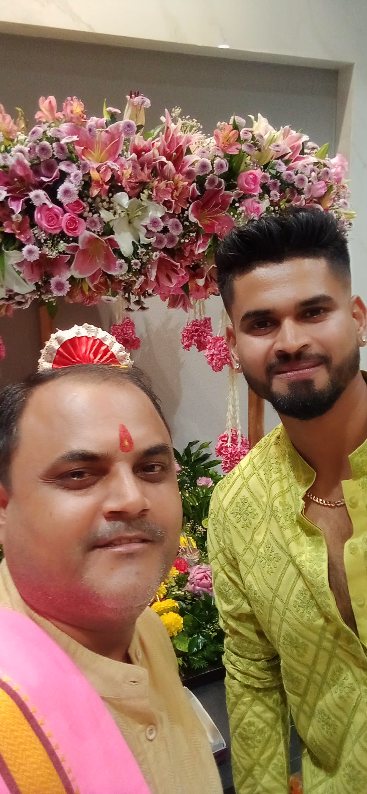 Cricketer Shreyash Iyer