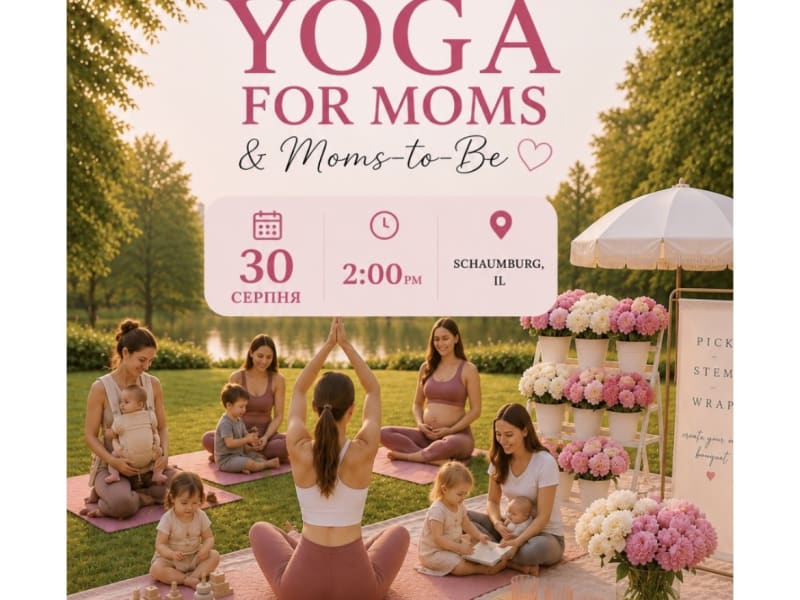 Yoga for Moms & Floral Bar