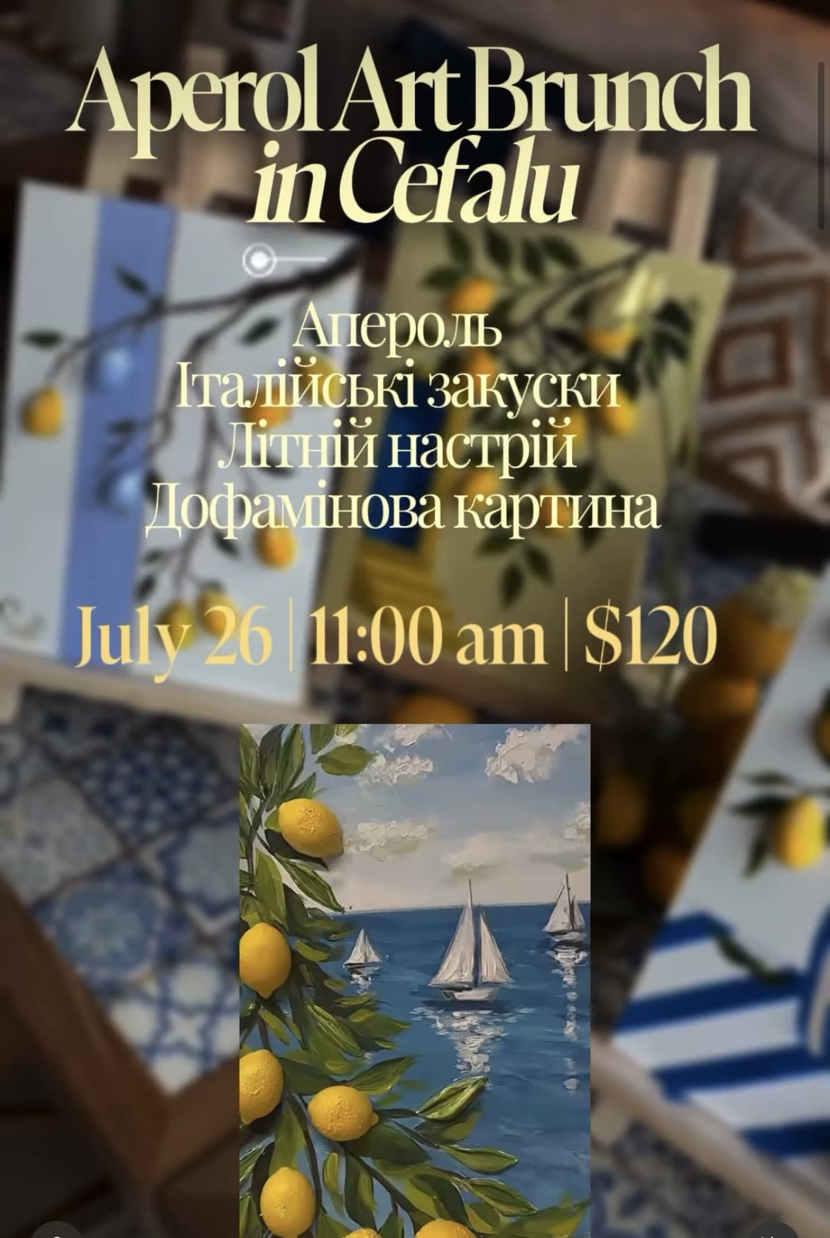 Aperol Art Brunch in Cefalù