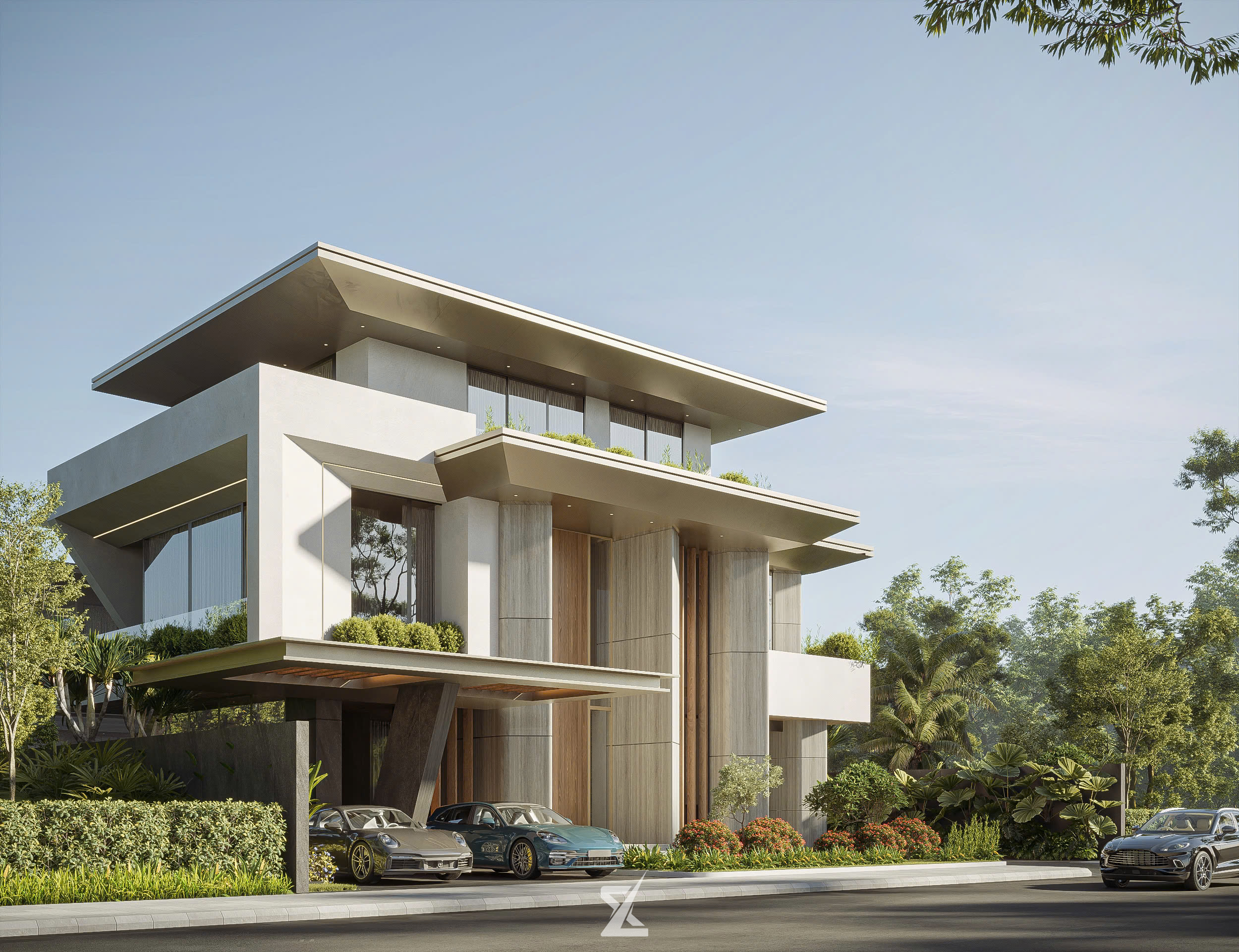 THE OASIS VILLA | VẺ ĐẸP SẮC NÉT TỪ TƯ DUY KIẾN TRÚC HIỆN ĐẠI