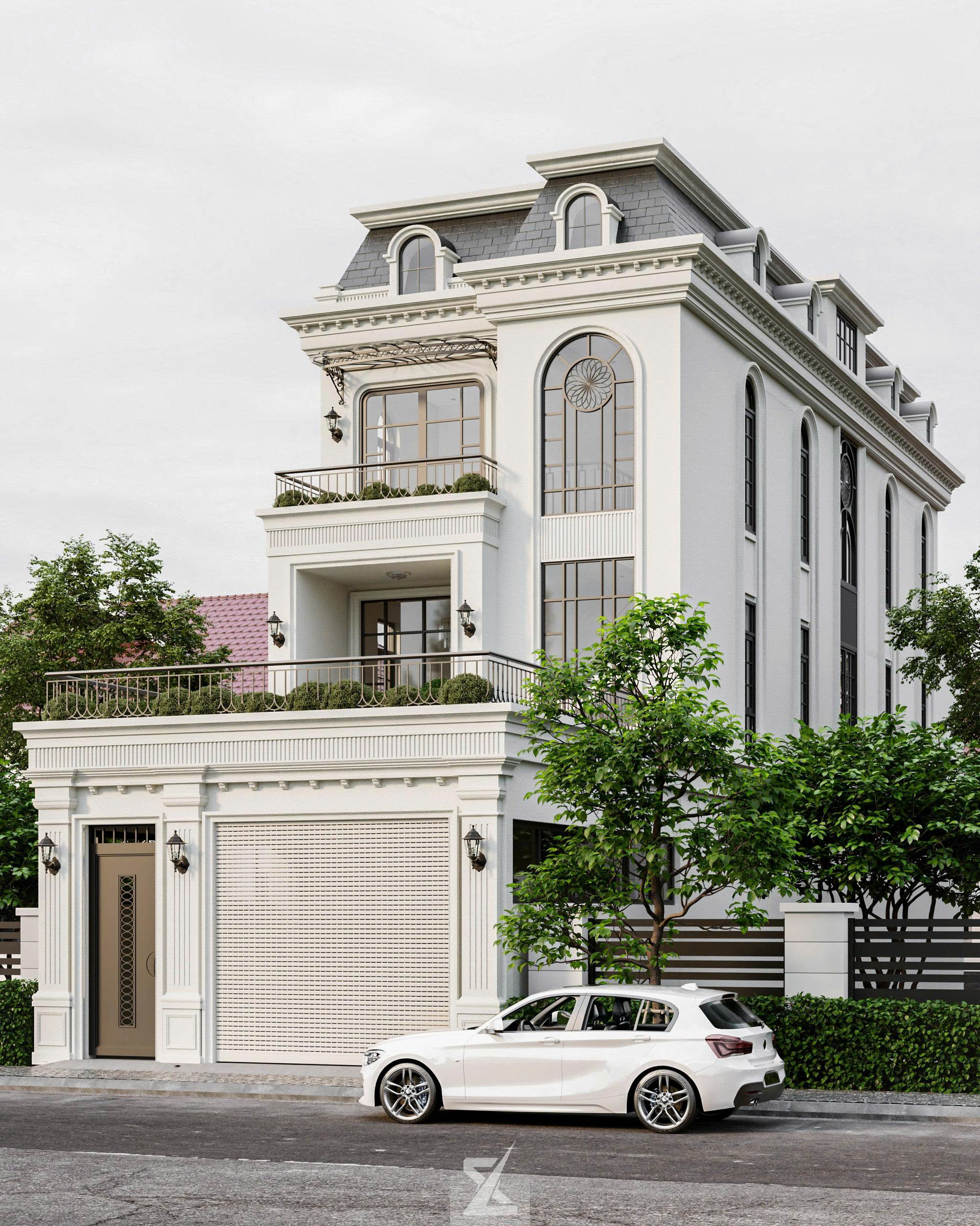 Phối cảnh ban ngày biệt thự AMARA VILLA