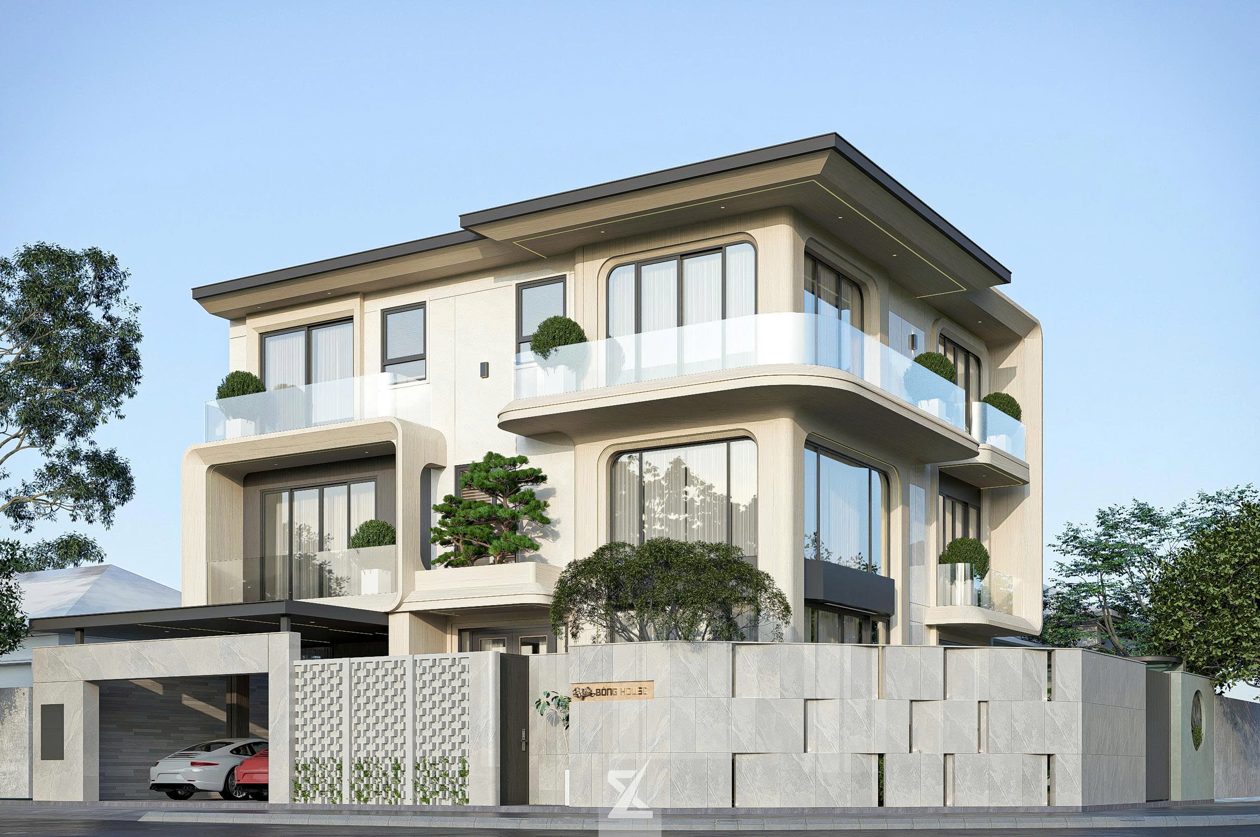 BÔNG HOUSE | DẤU ẤN ĐƯỜNG CONG TỐI GIẢN