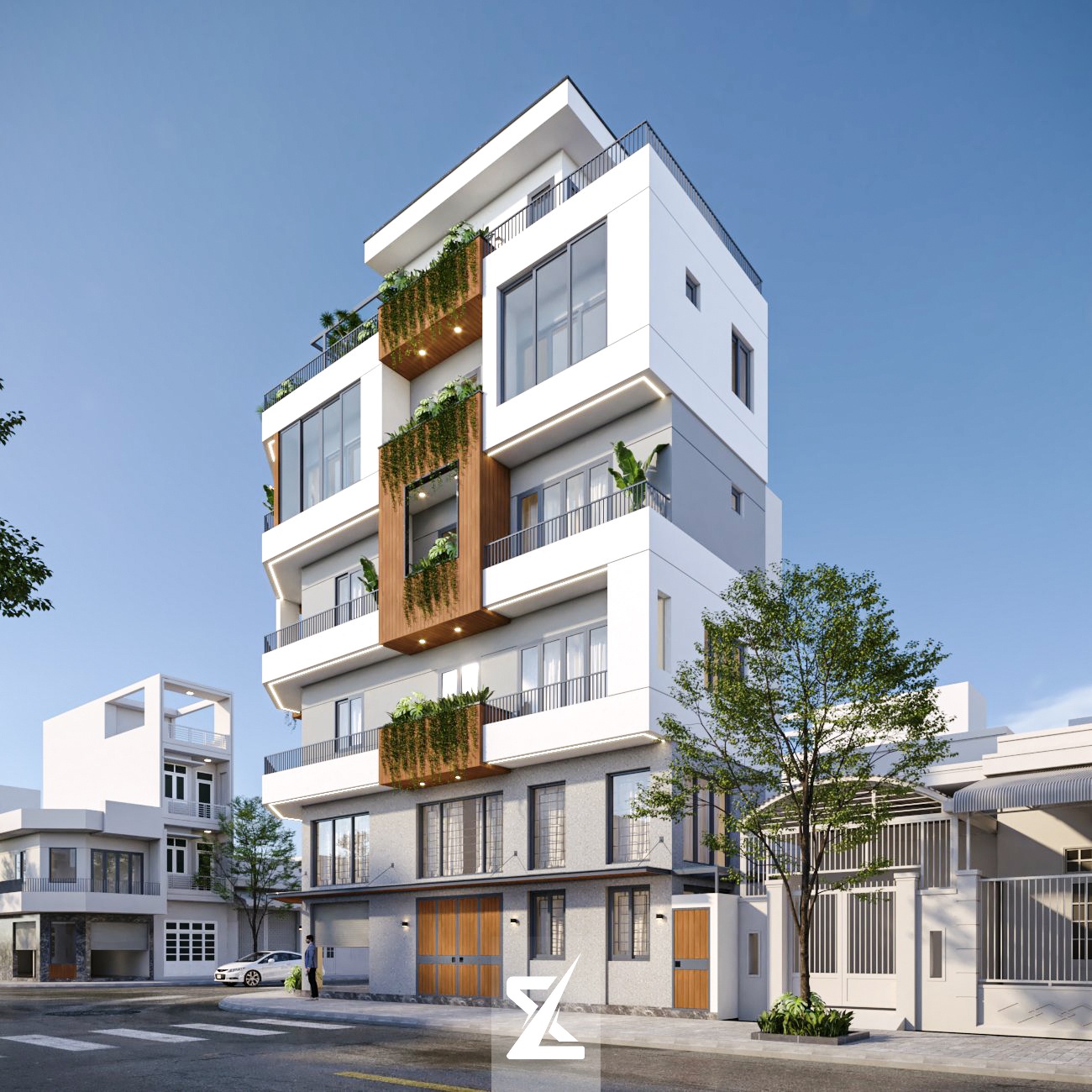 Góc nhìn đường phố sang trọng của VERDANT VILLA