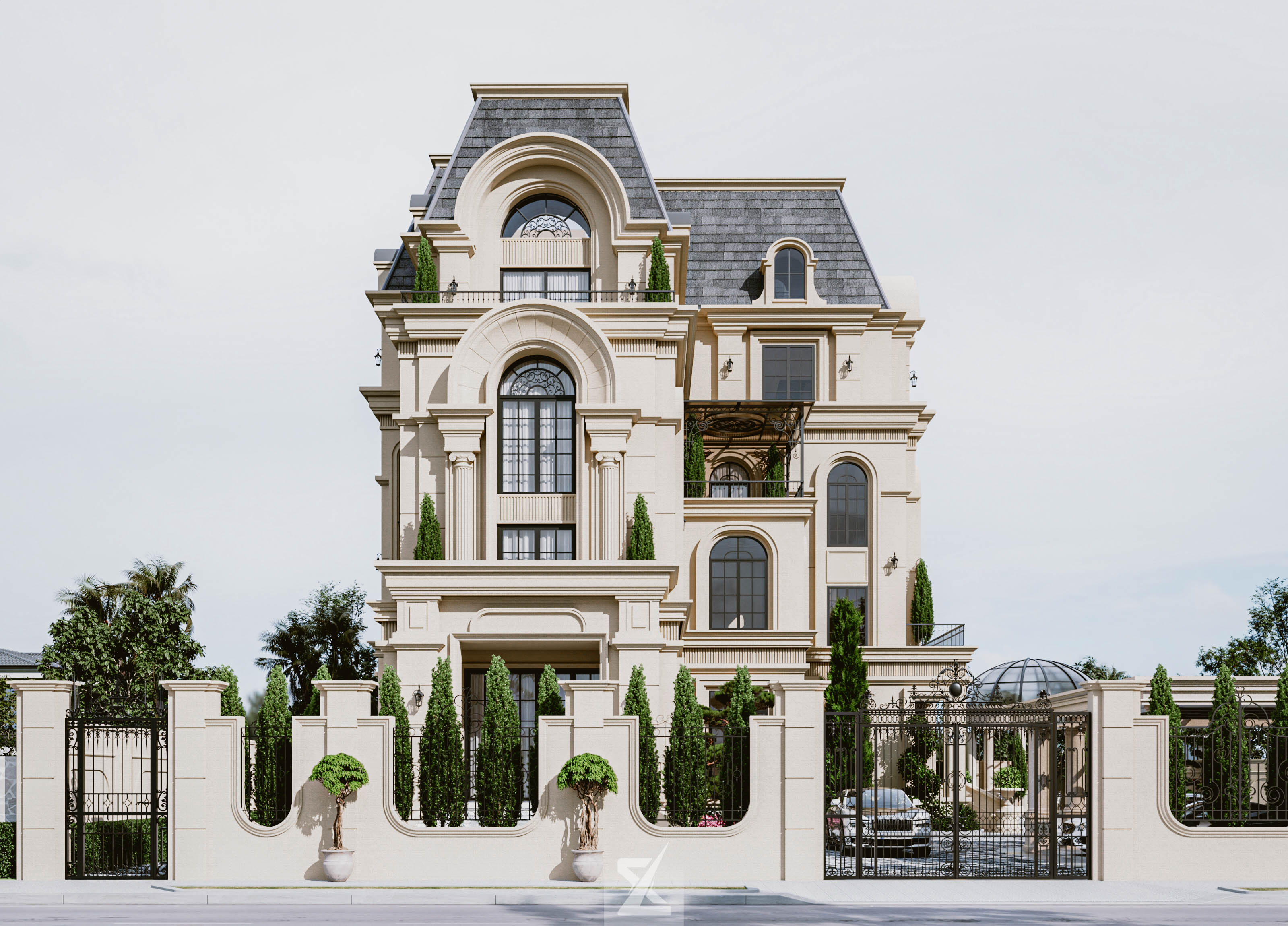 CHÂTEAU DE GRÂCE VILLA - VẺ ĐẸP TRƯỜNG TỒN CỦA KIẾN TRÚC TÂN CỔ ĐIỂN