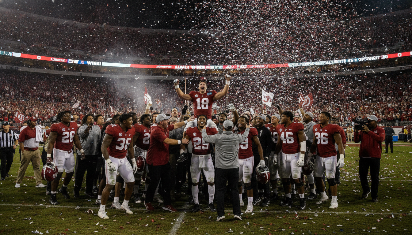 Tide Rolls Over Gamecocks, Russell Shines in Dominant Performance