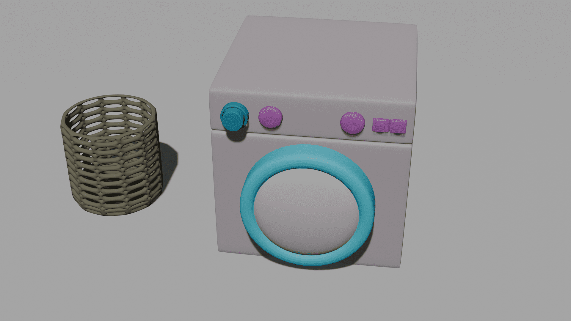 washing machine and basket