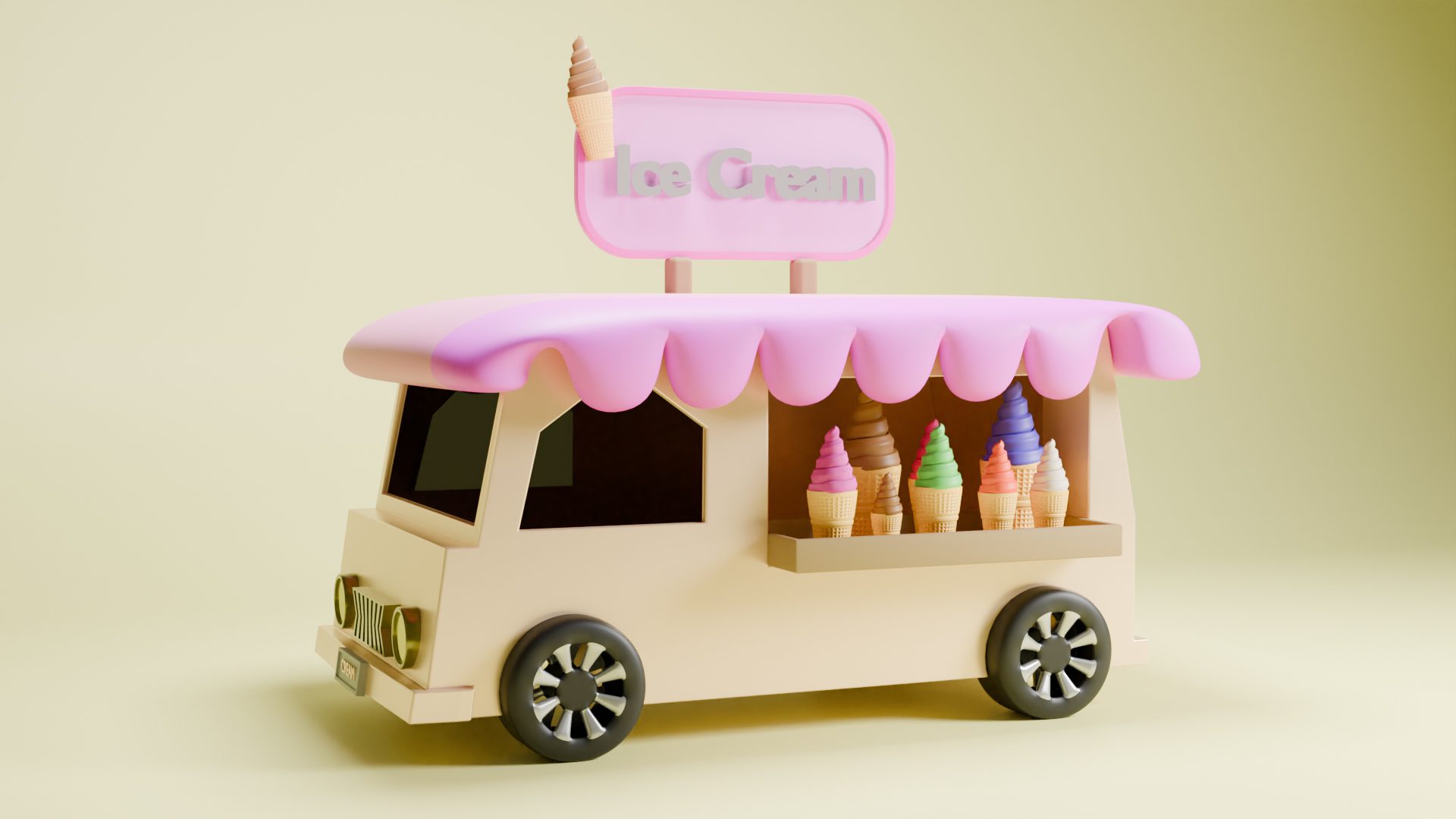 Mobil Ice cream