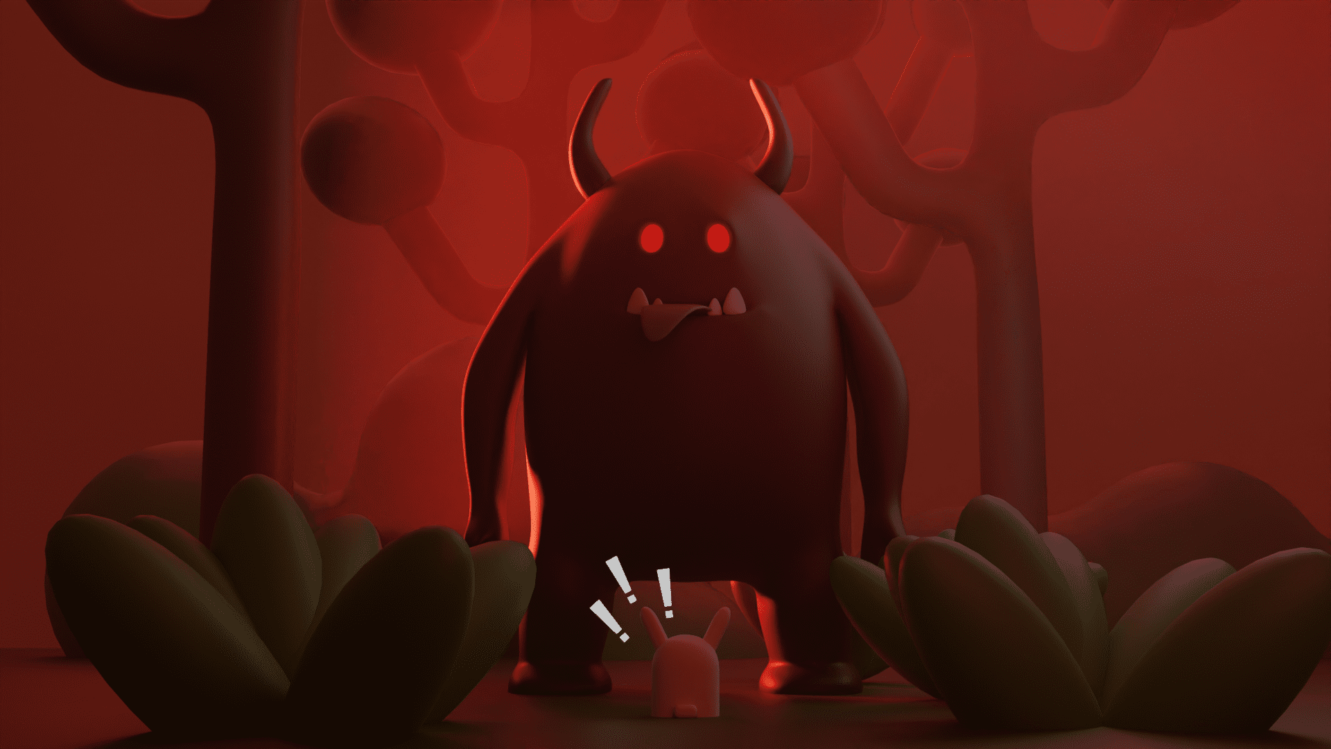 3d monster enviroment