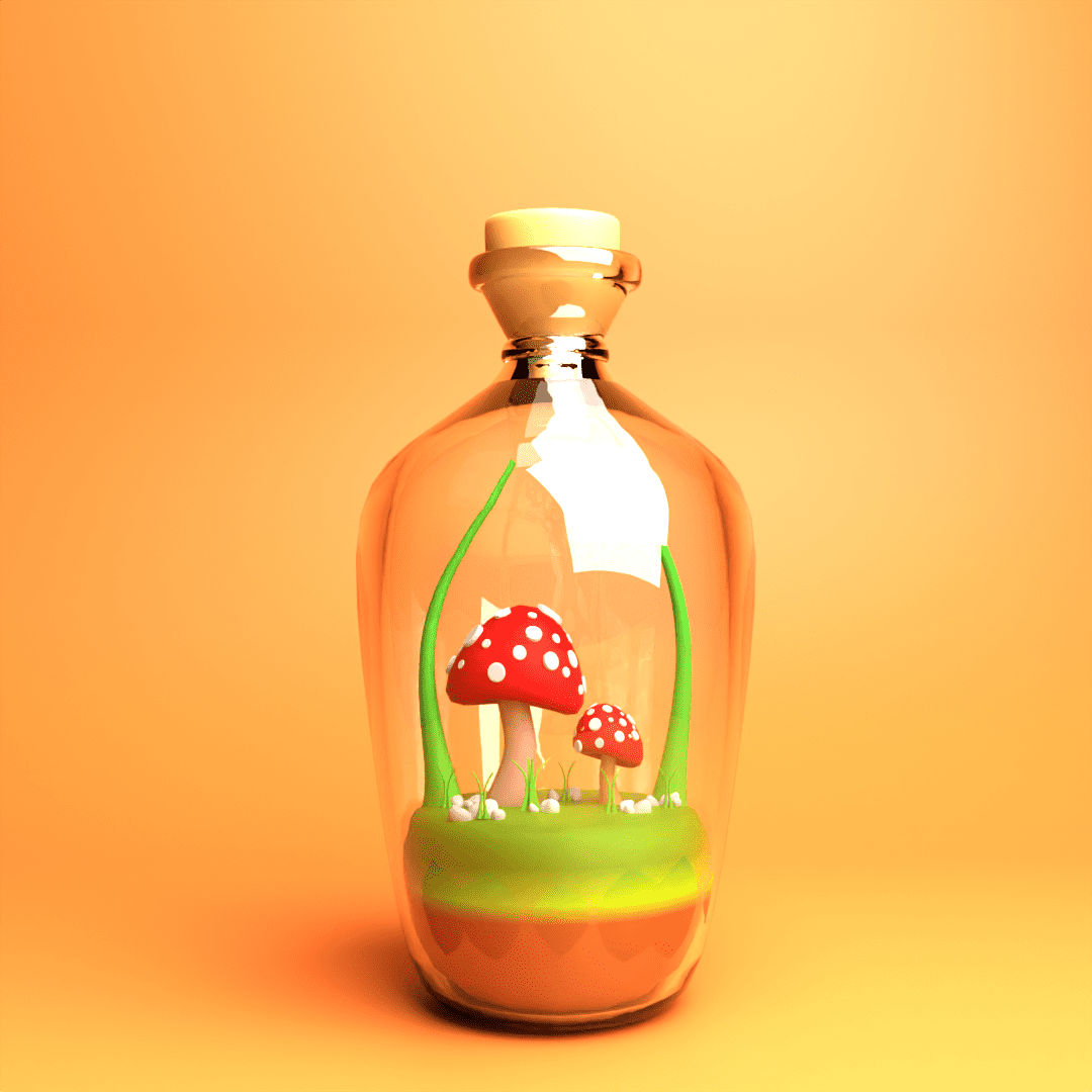 Mushroom Bottle