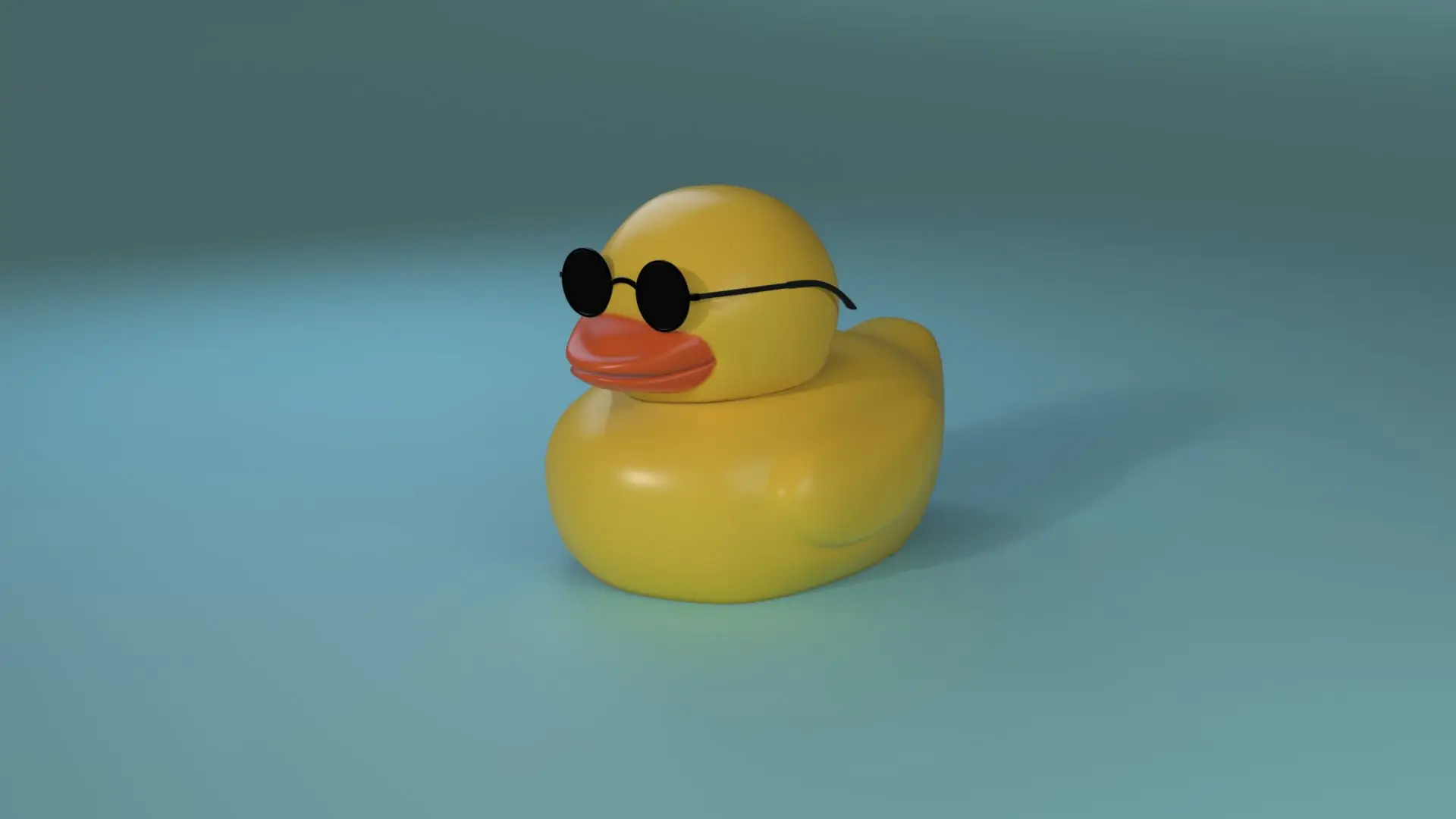 Cool Rubber Duck Rigged