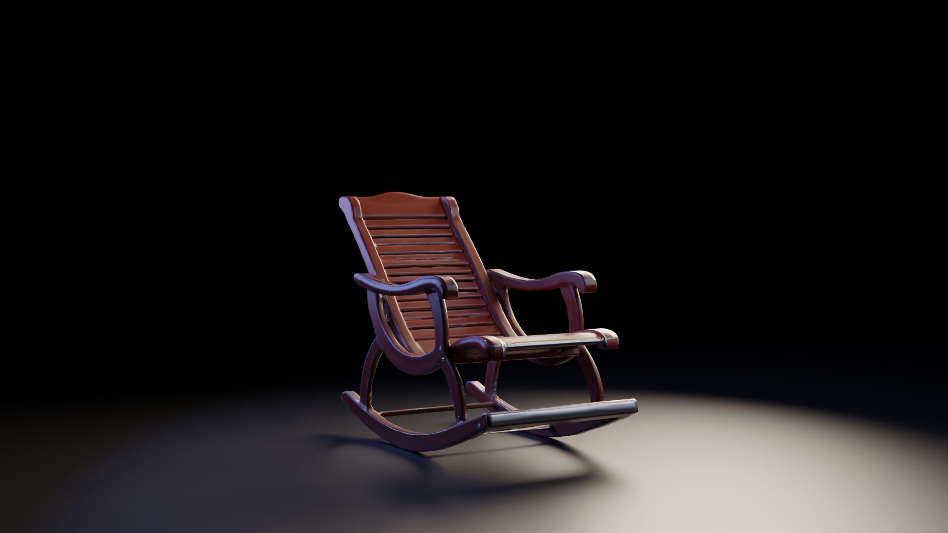 Abandoned rocking chair