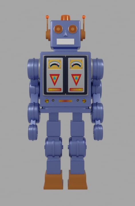Retro Toy Robot