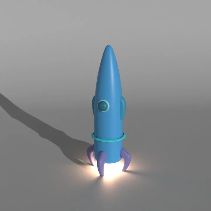 3D Modeling Roket