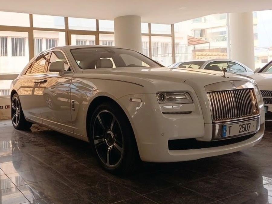 Rolls-Royce Ghost - Classic White Edition — wedding car in Lebanon Rolls-Royce Ghost - Classic White Edition — wedding car in Lebanon