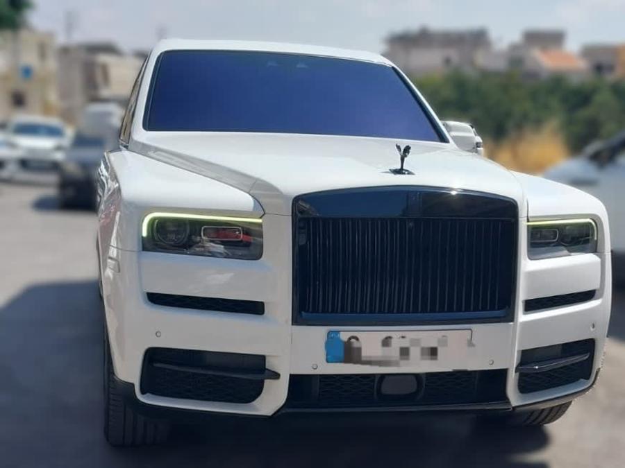 Front view of ultra-luxury wedding car Rolls-Royce Cullinan in Lebanon Front view of ultra-luxury wedding car Rolls-Royce Cullinan in Lebanon