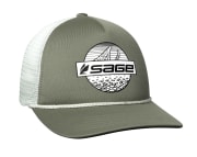 Sage Foam Trucker Olive- Rising Trout One Size